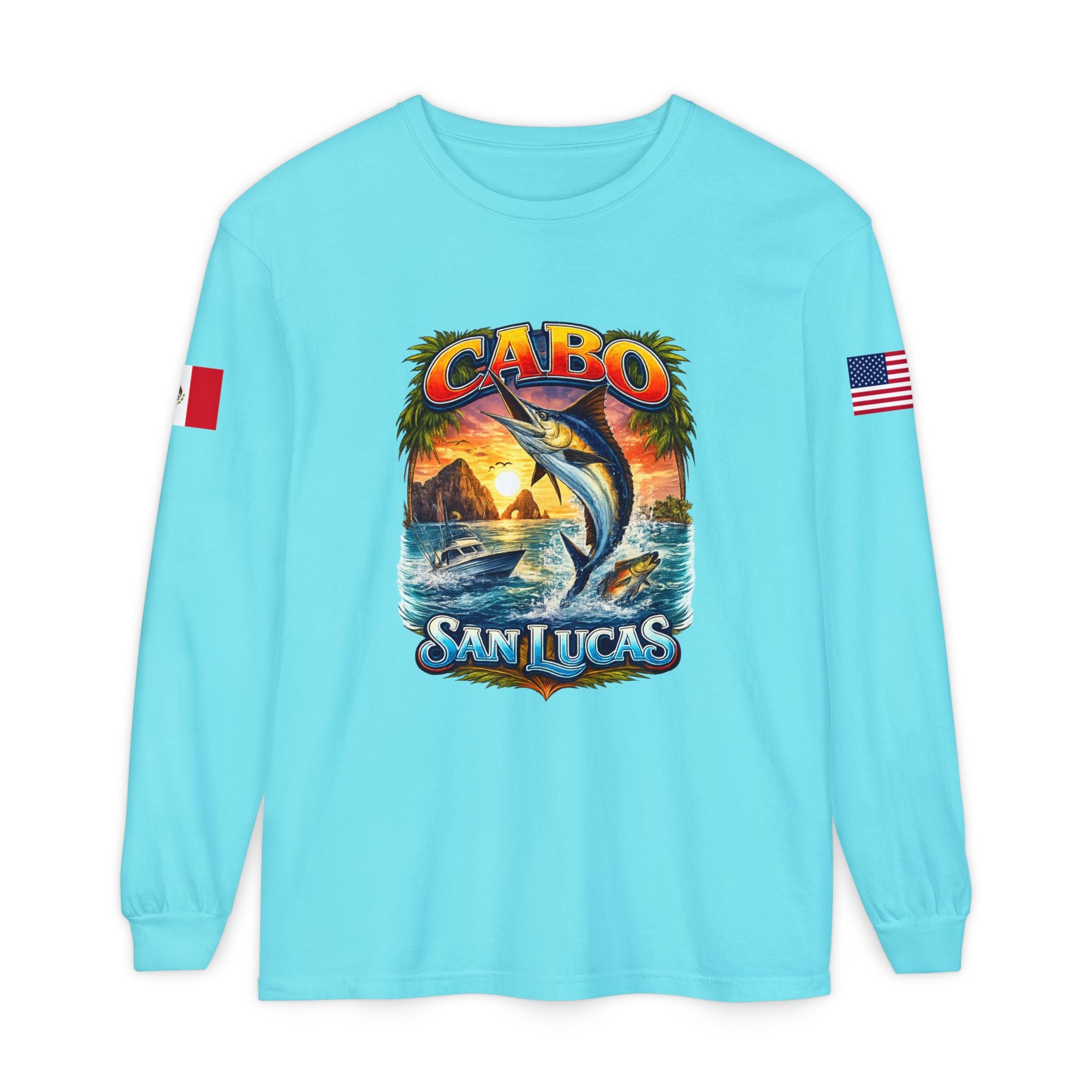 Cabo San Lucas Arch Marlin Long Sleeve T-Shirt
