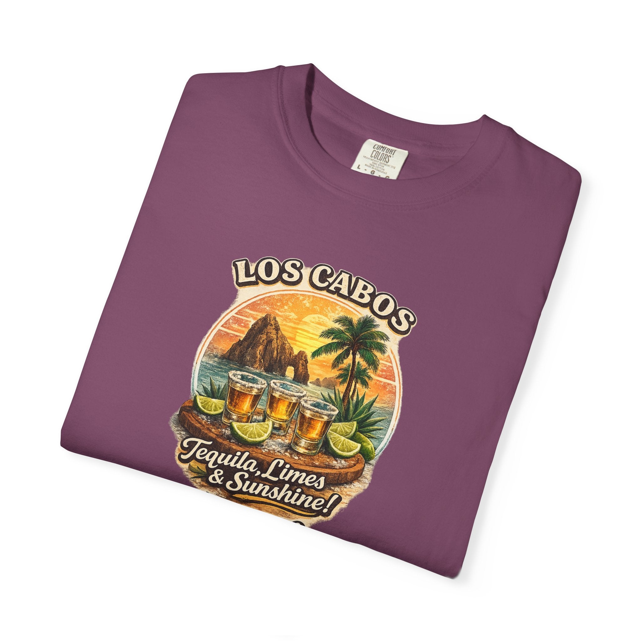 Los Cabos Tequila & Limes T-Shirt — Mexico Beach Vacation Tee