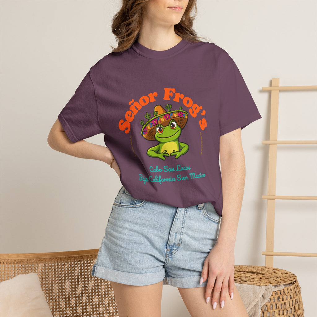 Señor Frog's Cabo San Lucas T-Shirt — Cute Frog Sombrero Mexico Souvenir