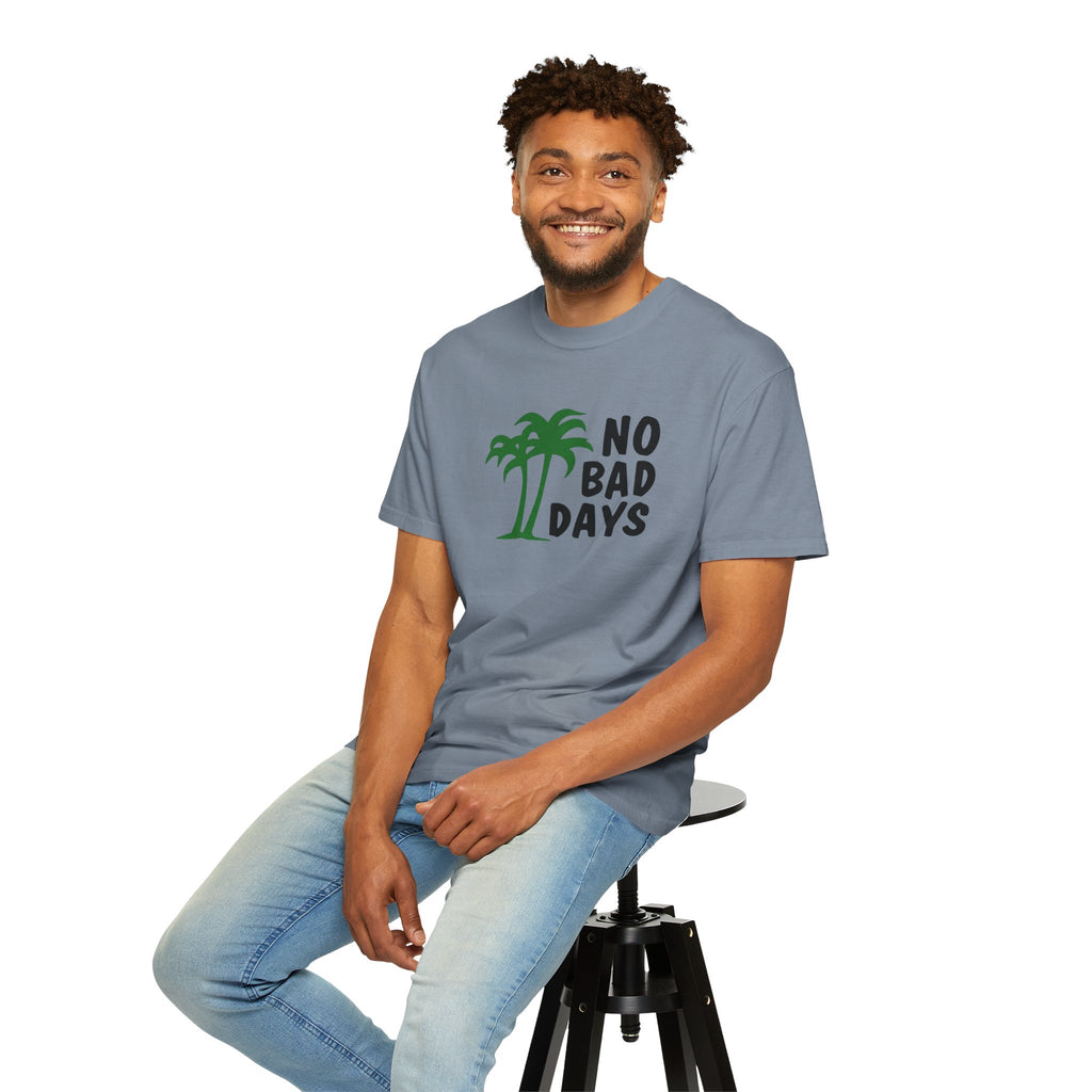 No Bad Days Palm Tree T-Shirt — Casual Beach Vibe Graphic Tee