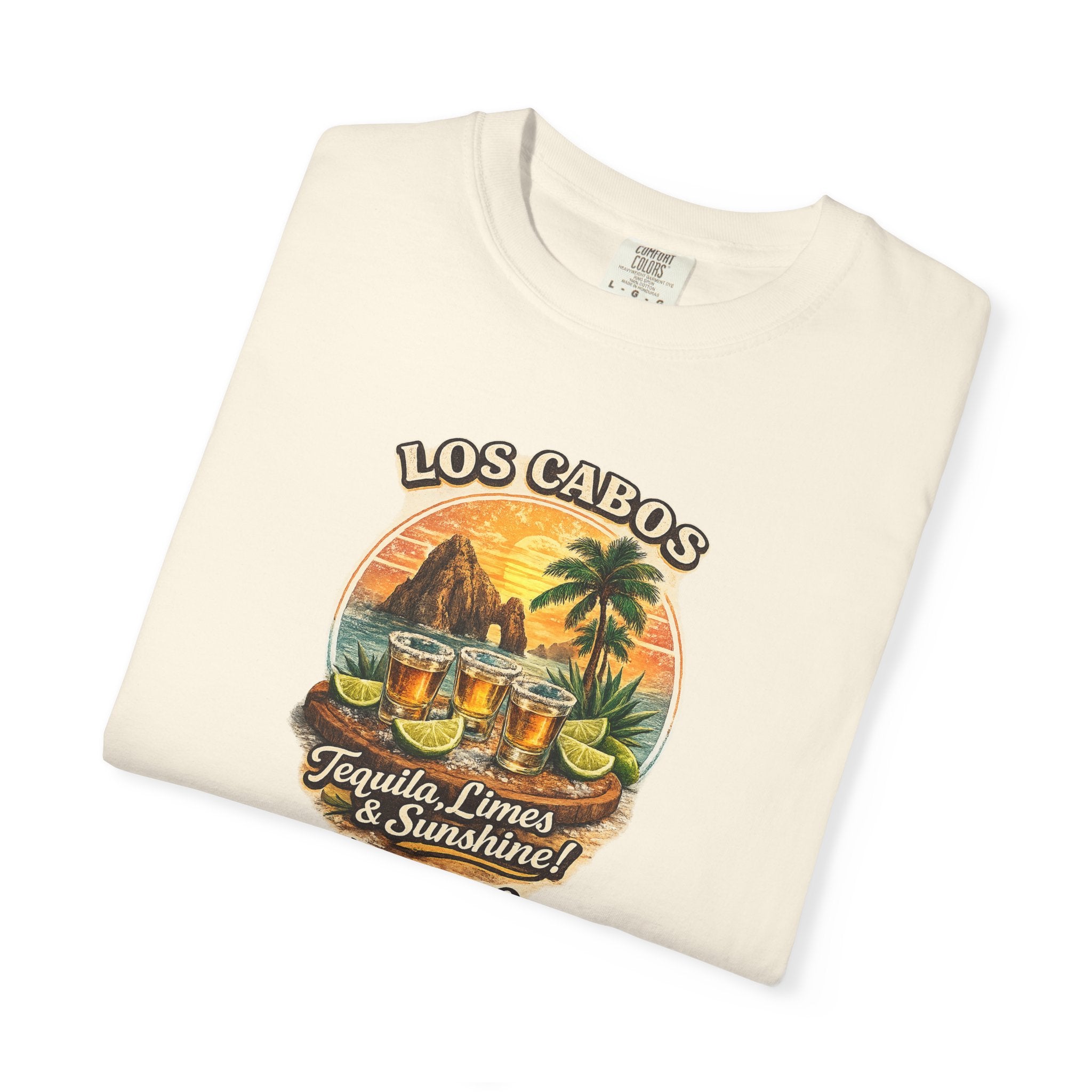 Los Cabos Tequila & Limes T-Shirt — Mexico Beach Vacation Tee