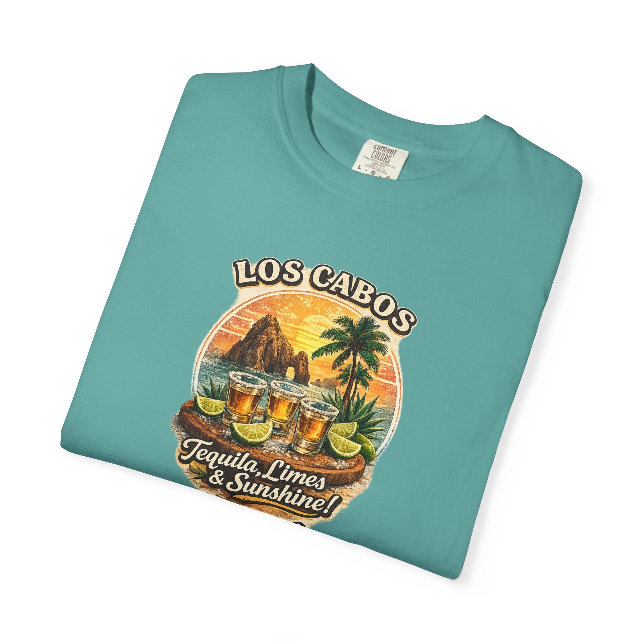 Los Cabos Tequila & Limes T-Shirt — Mexico Beach Vacation Tee
