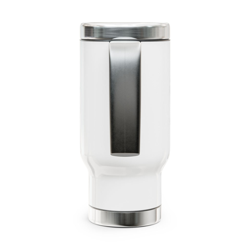 Cabo San Lucas Land's End Stainless Steel Travel Mug — 14oz Travel Cup with Handle