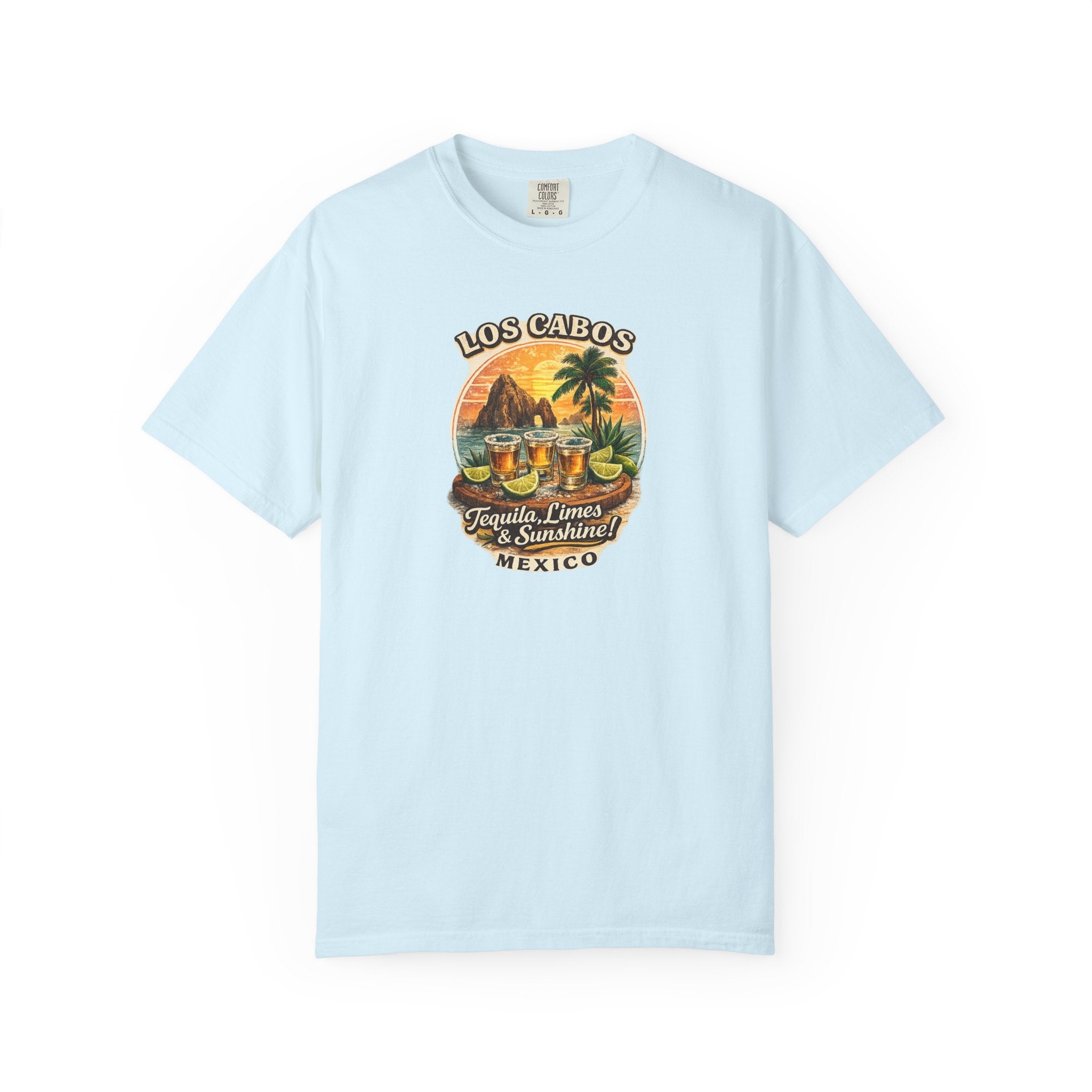 Los Cabos Tequila & Limes T-Shirt — Mexico Beach Vacation Tee