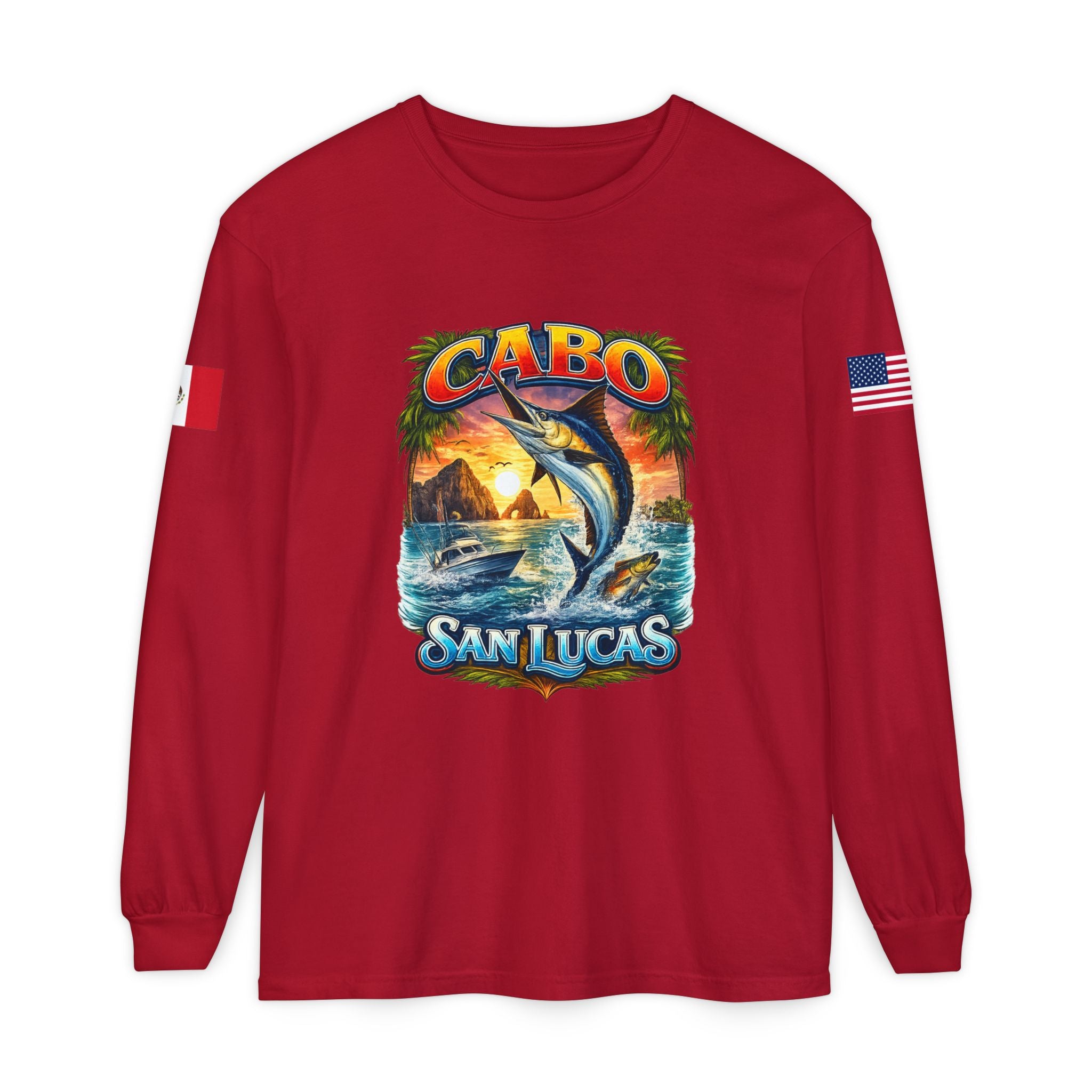 Cabo San Lucas Arch Marlin Long Sleeve T-Shirt