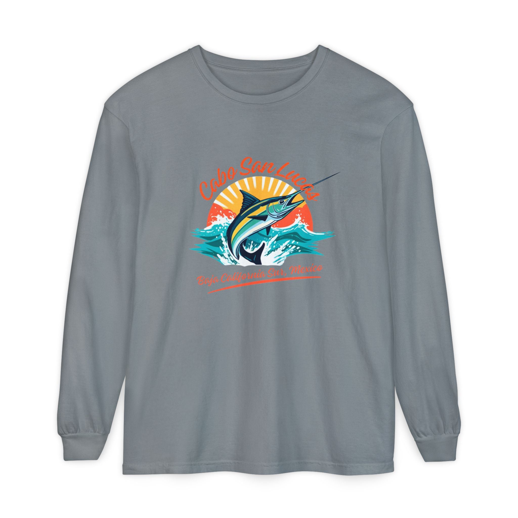 Cabo San Lucas Marlin Sunset Long Sleeve Tee