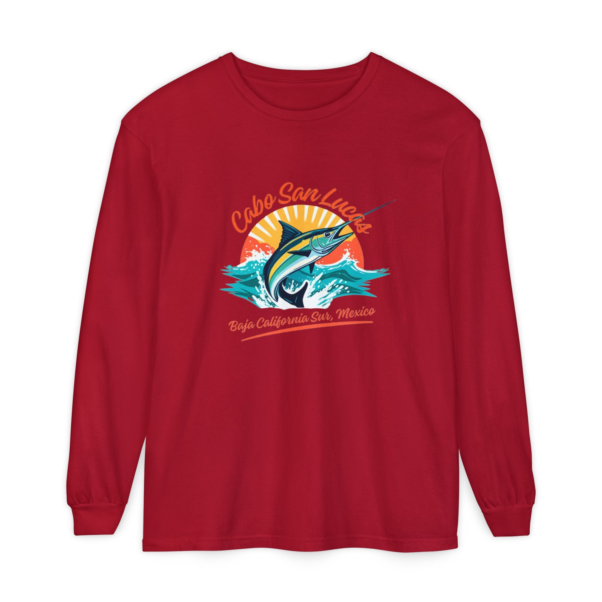 Cabo San Lucas Marlin Sunset Long Sleeve Tee