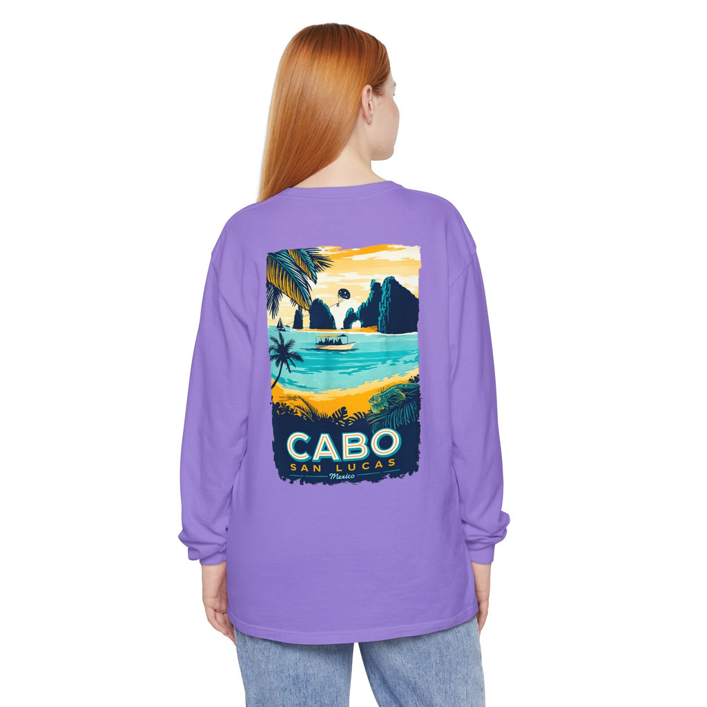 Cabo San Lucas Long Sleeve Tee — Vintage Beach Graphic