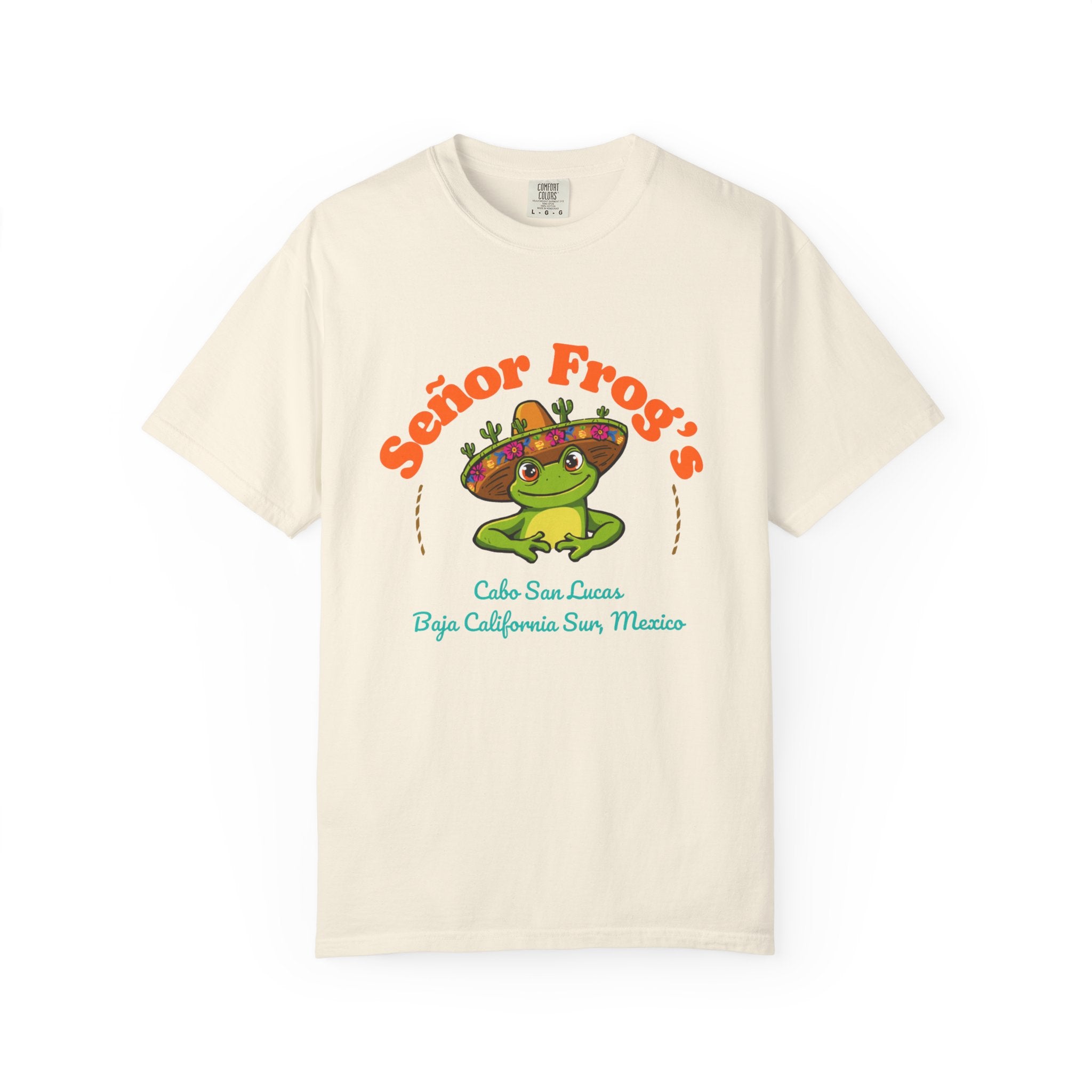 Señor Frog's Cabo San Lucas T-Shirt — Cute Frog Sombrero Mexico Souvenir