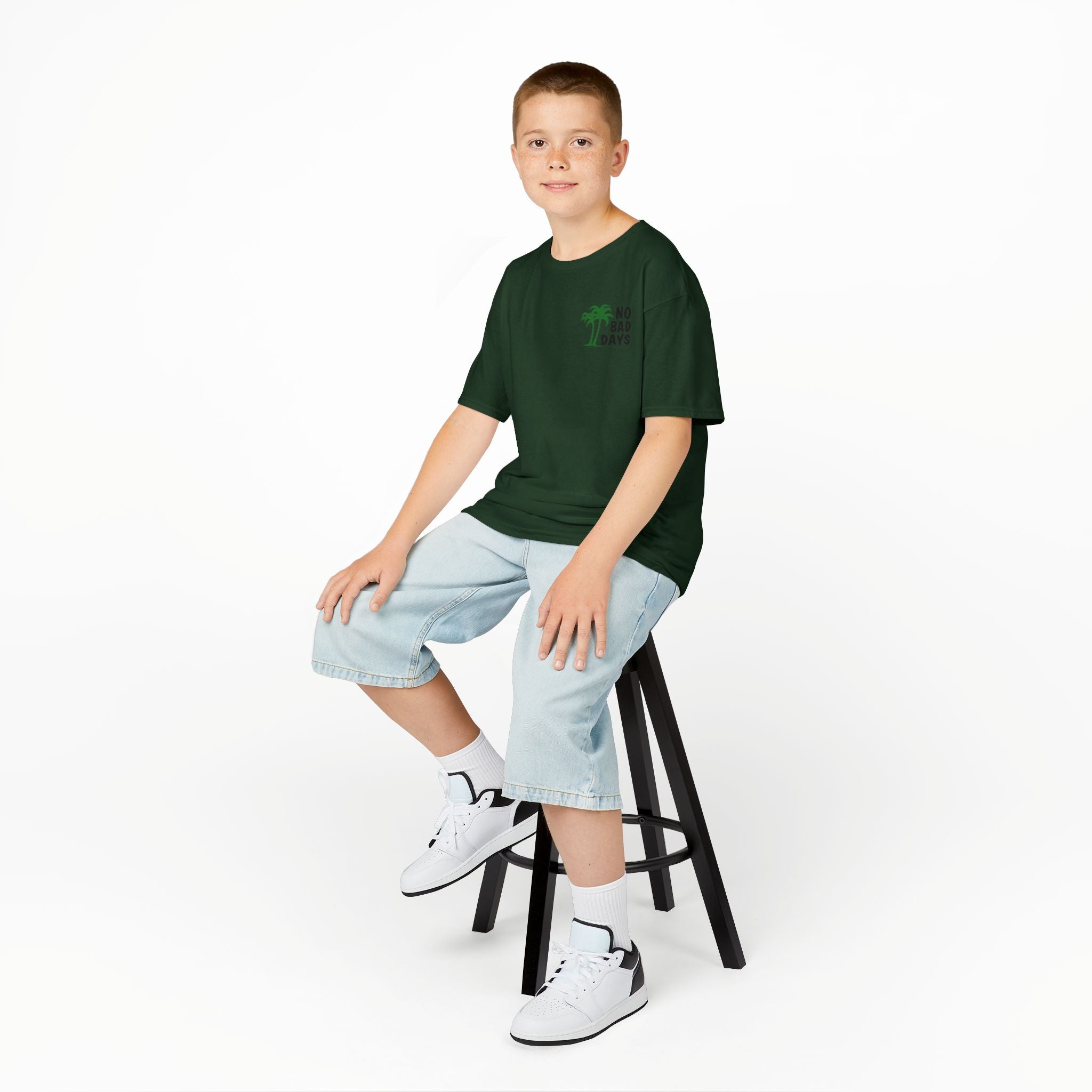 Kids 'No Bad Days' Palm Tree T‑Shirt
