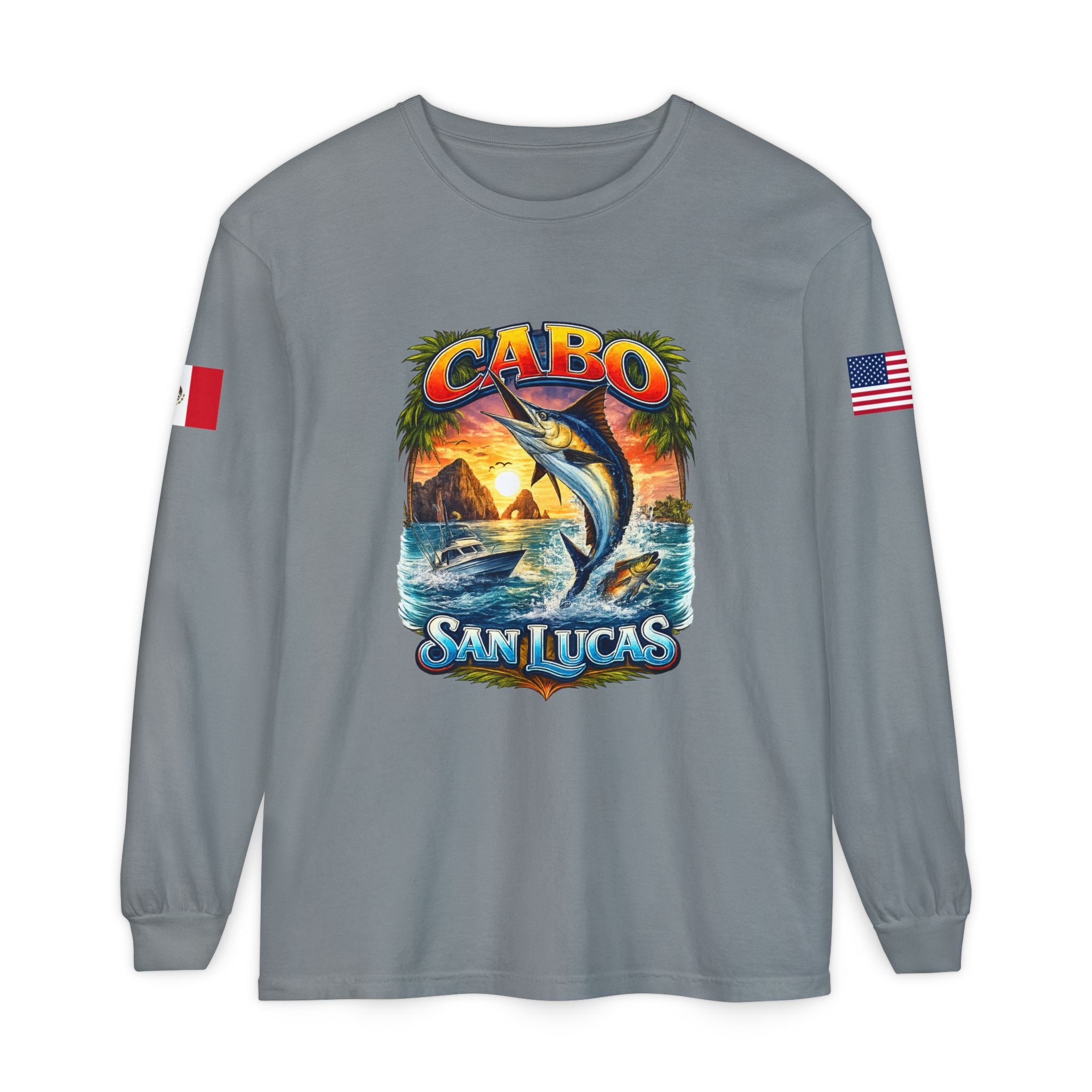 Cabo San Lucas Arch Marlin Long Sleeve T-Shirt