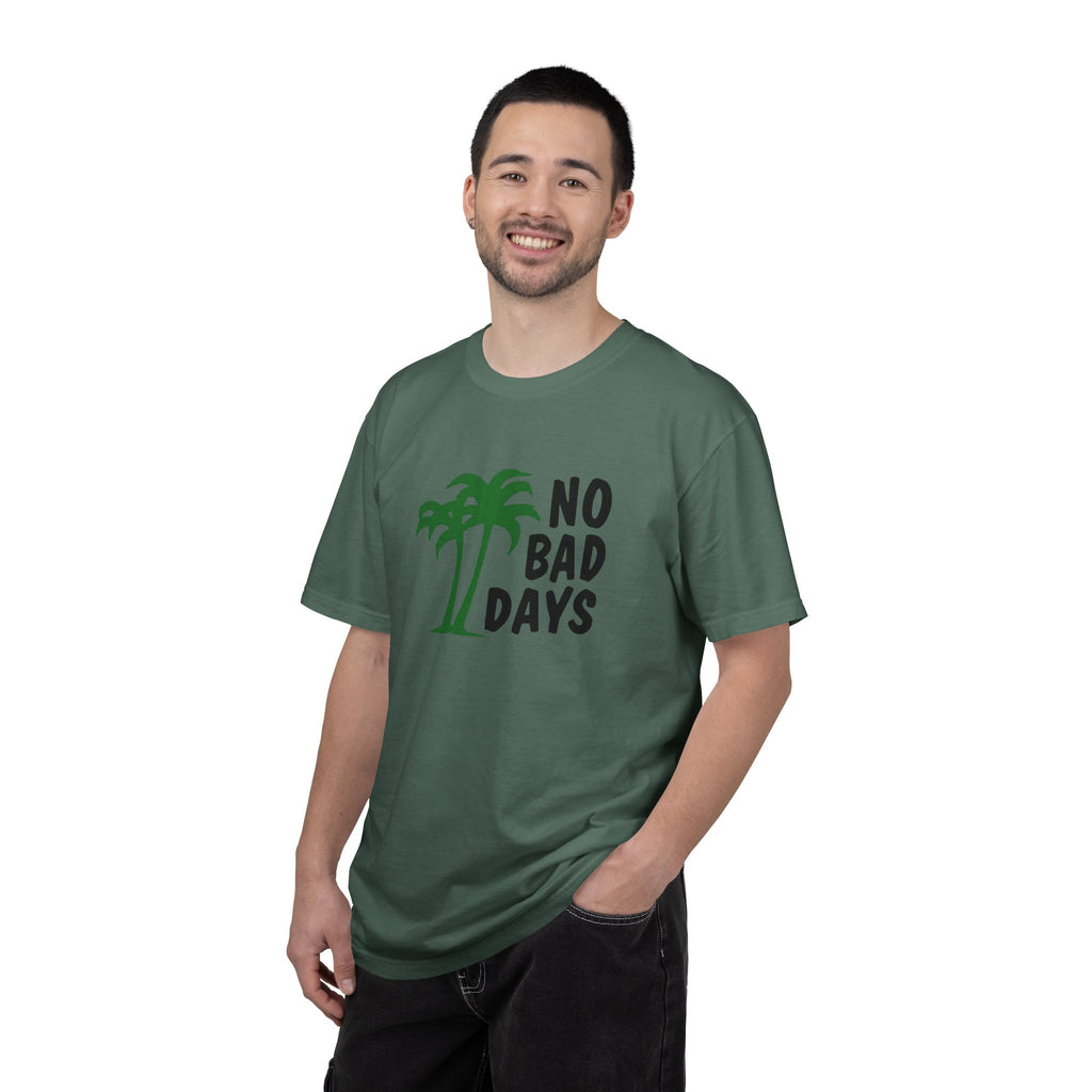 No Bad Days Palm Tree T-Shirt — Casual Beach Vibe Graphic Tee