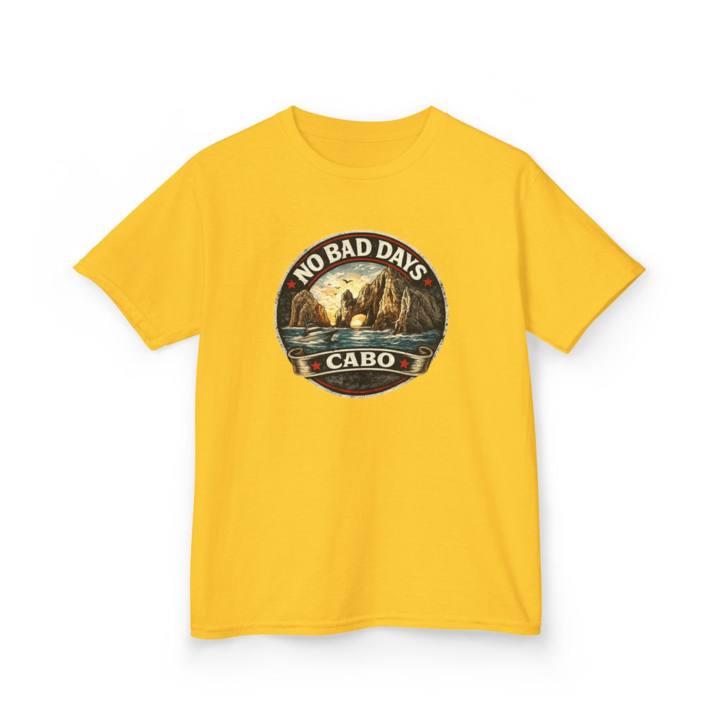 Kids Tee — 'No Bad Days' Cabo Surf Vintage Graphic