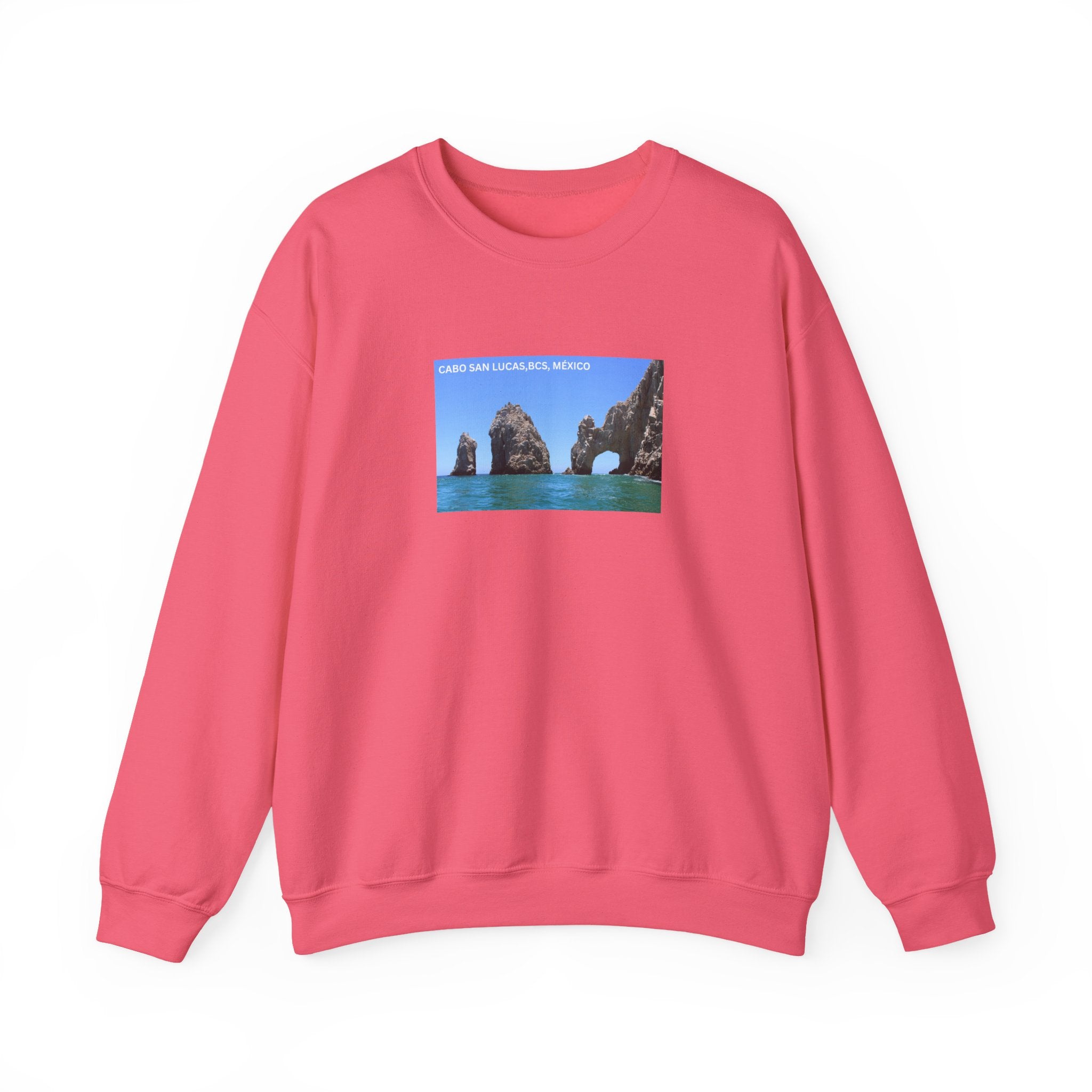 Cabo San Lucas Arch Crewneck Sweatshirt — Mexican Beach Photo Pullover