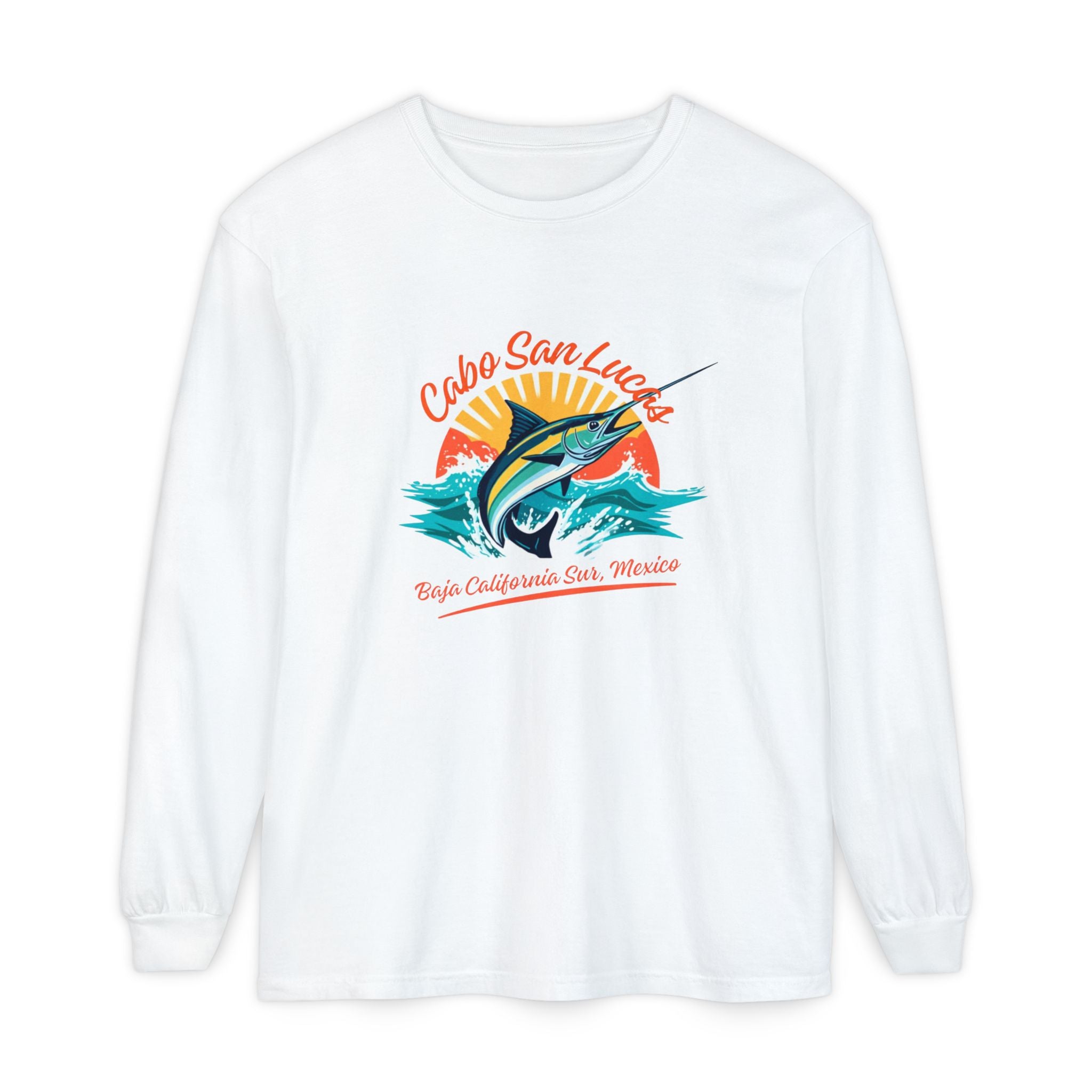 Cabo San Lucas Marlin Sunset Long Sleeve Tee