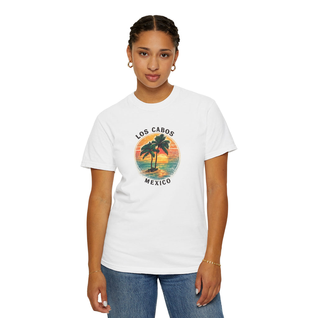 Los Cabos Palms T-Shirt — Tropical Beach Palm Graphic Tee