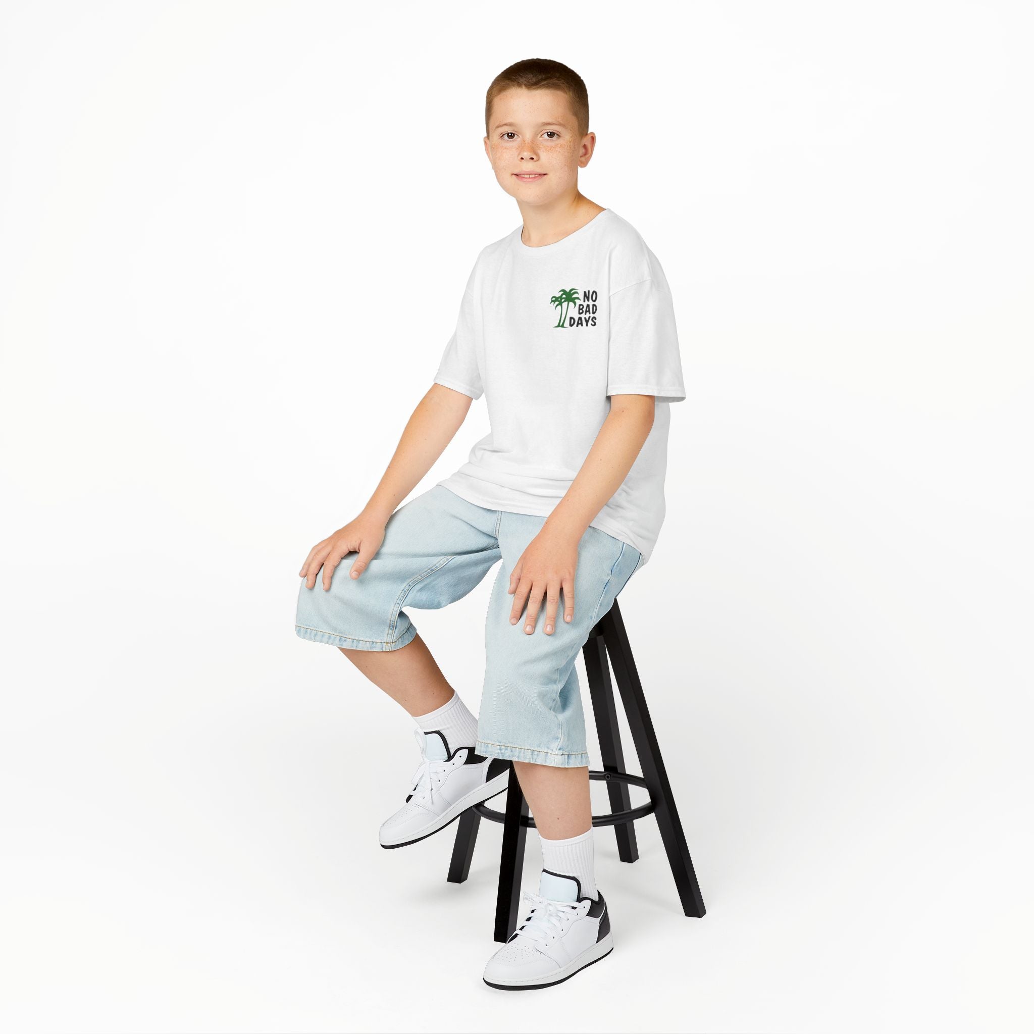 Kids 'No Bad Days' Palm Tree T‑Shirt
