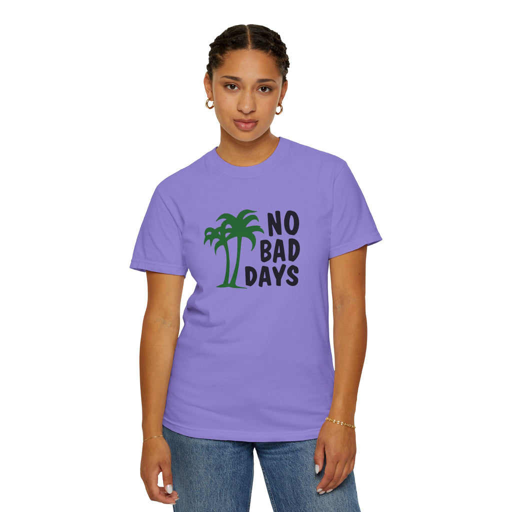 No Bad Days Palm Tree T-Shirt — Casual Beach Vibe Graphic Tee