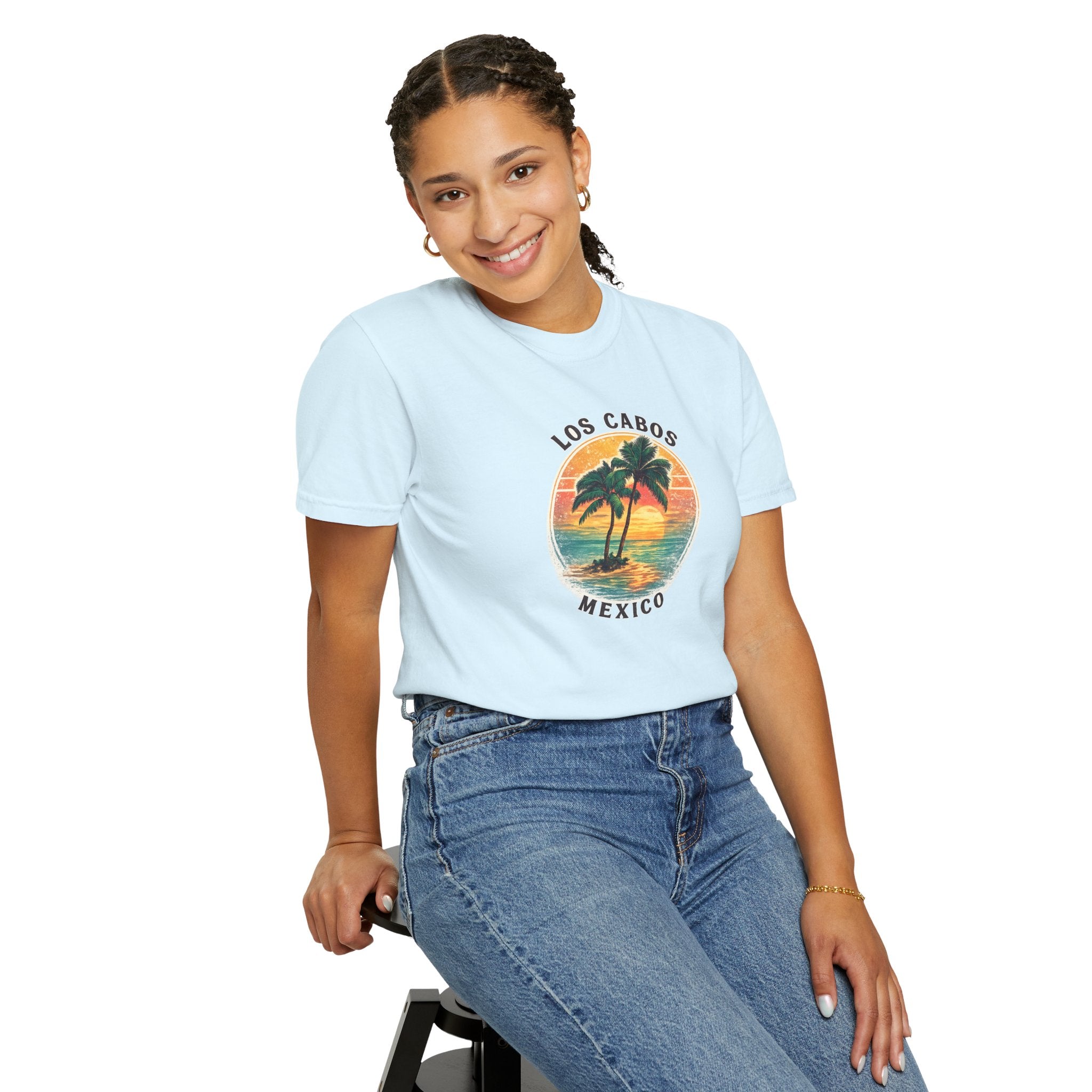 Los Cabos Palms T-Shirt — Tropical Beach Palm Graphic Tee