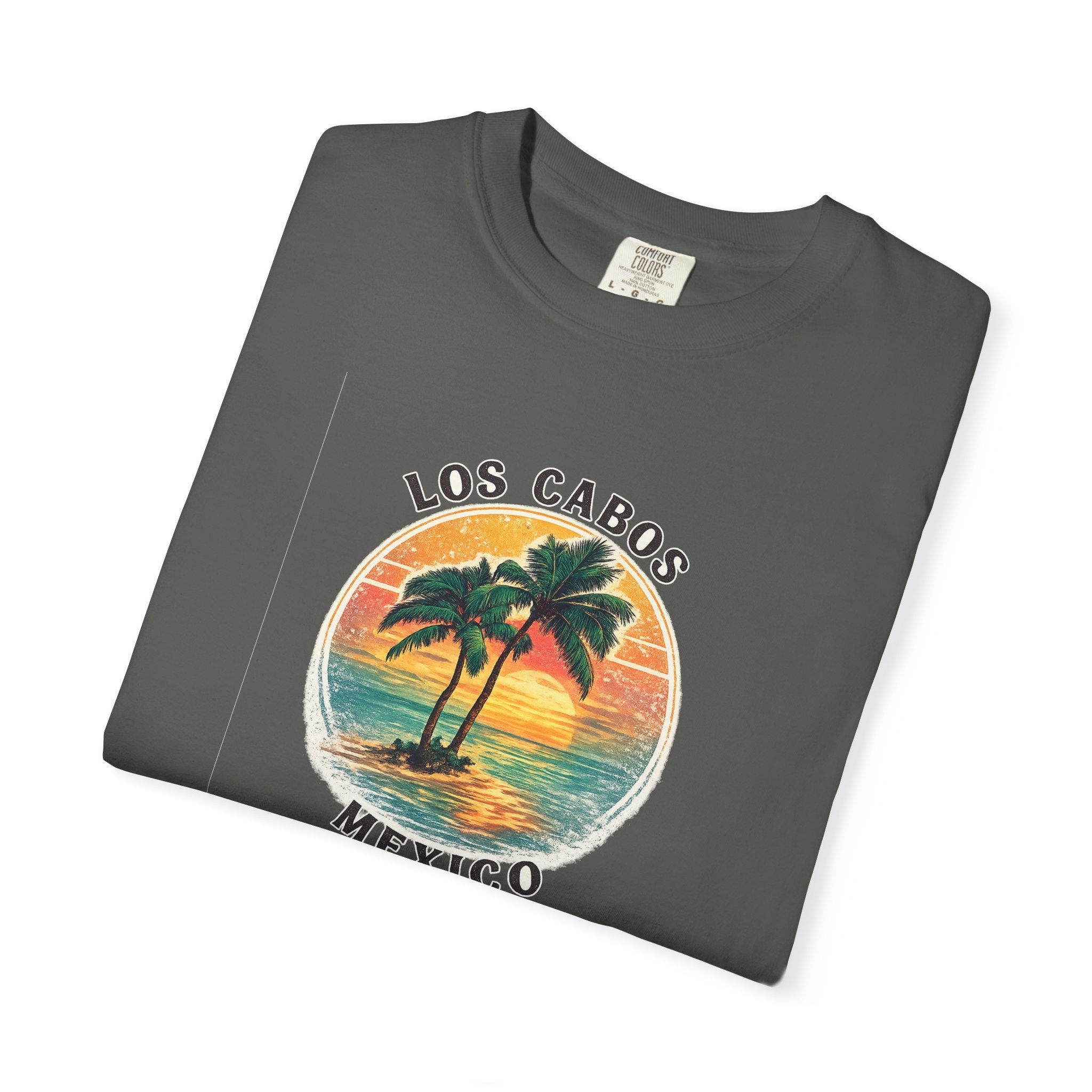 Los Cabos Palms T-Shirt — Tropical Beach Palm Graphic Tee