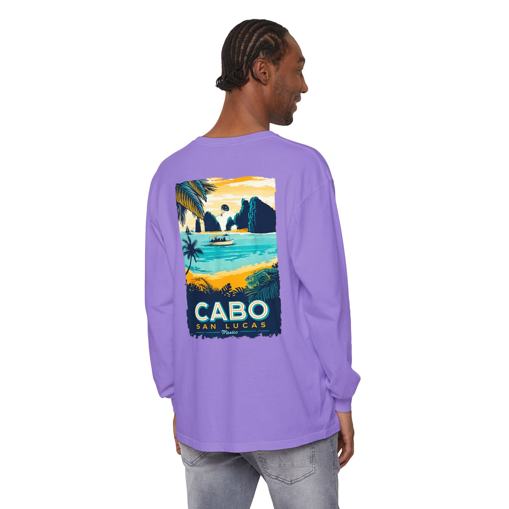 Cabo San Lucas Long Sleeve Tee — Vintage Beach Graphic