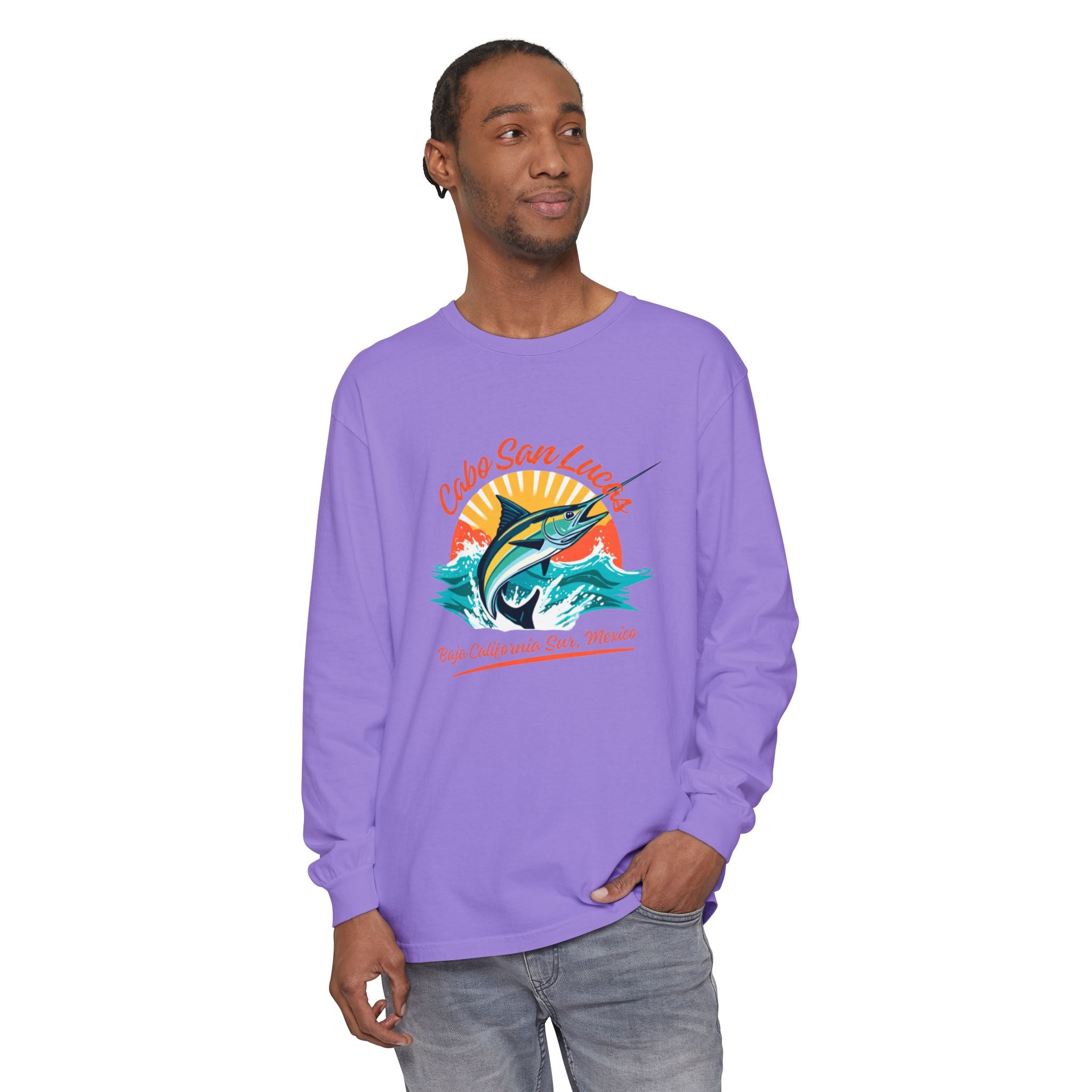 Cabo San Lucas Marlin Sunset Long Sleeve Tee