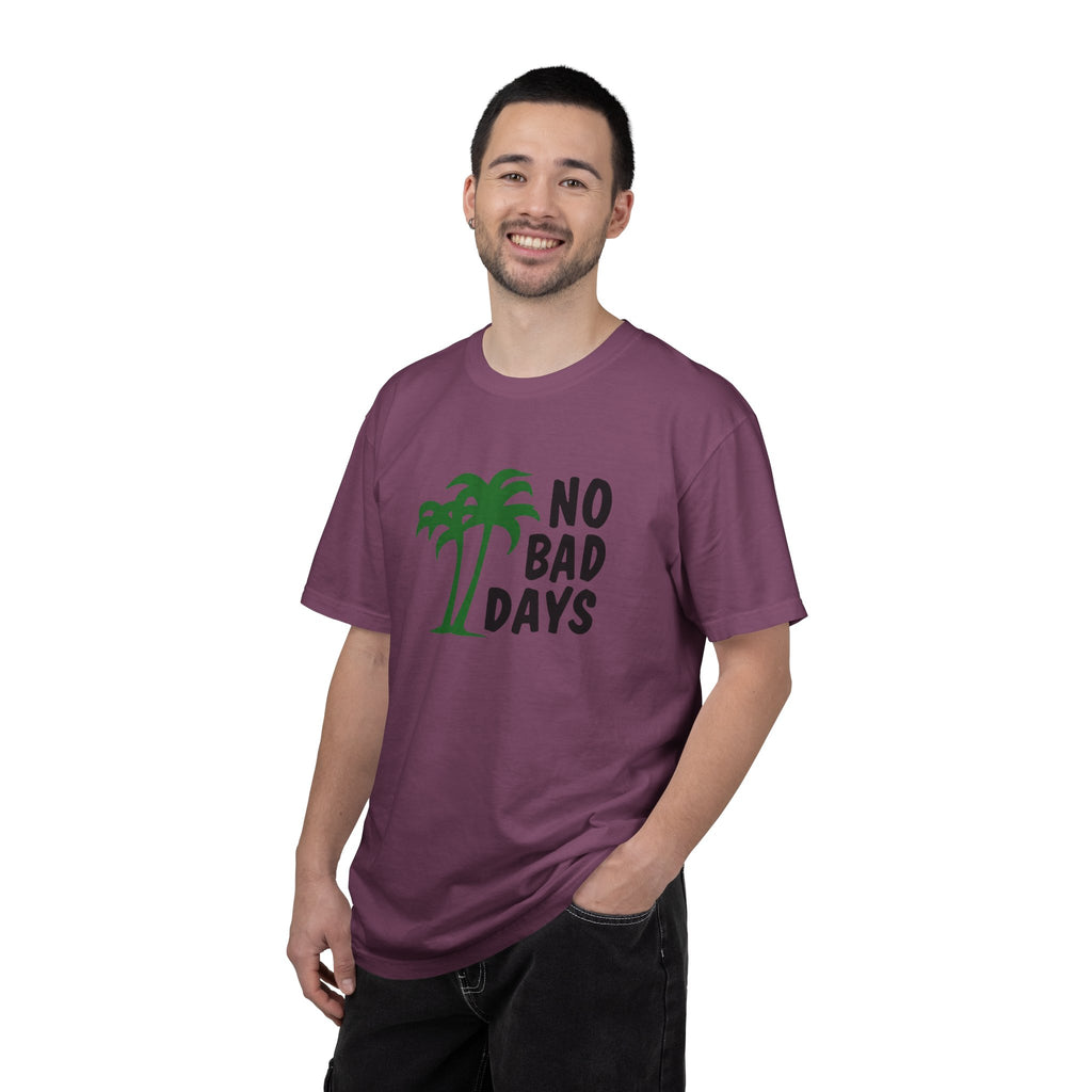No Bad Days Palm Tree T-Shirt — Casual Beach Vibe Graphic Tee