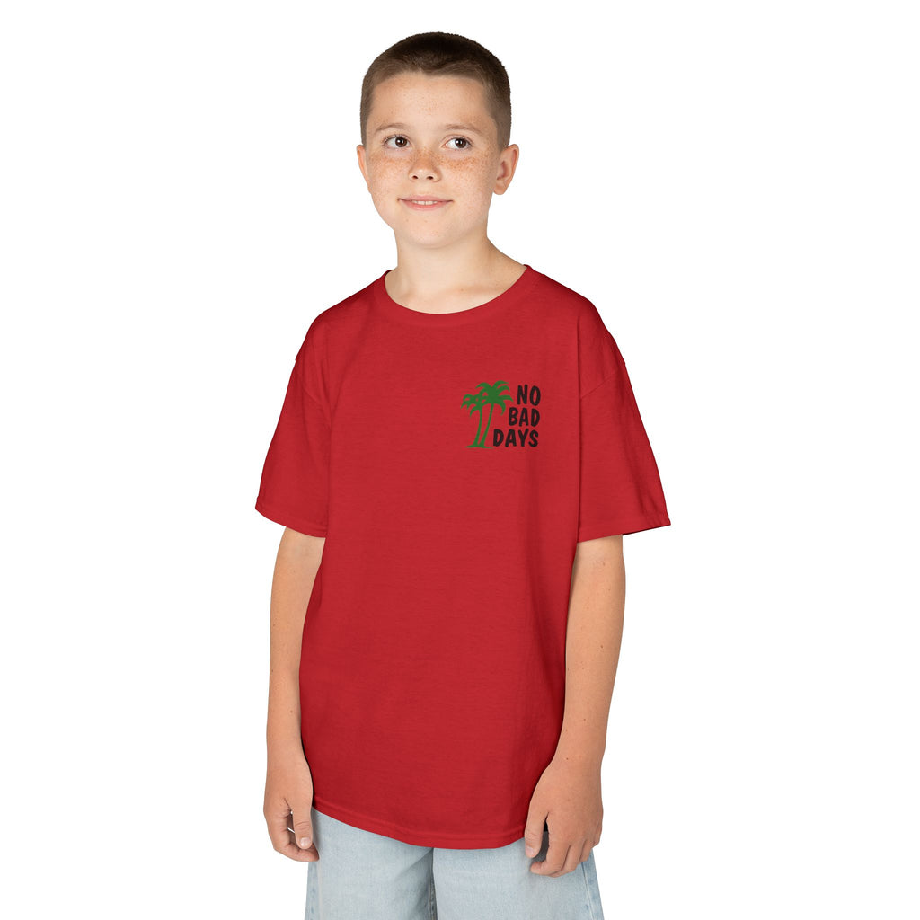 Kids 'No Bad Days' Palm Tree T‑Shirt