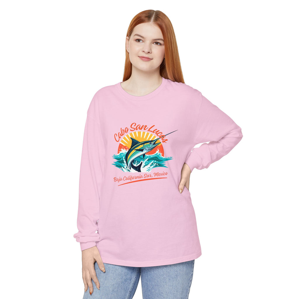 Cabo San Lucas Marlin Sunset Long Sleeve Tee