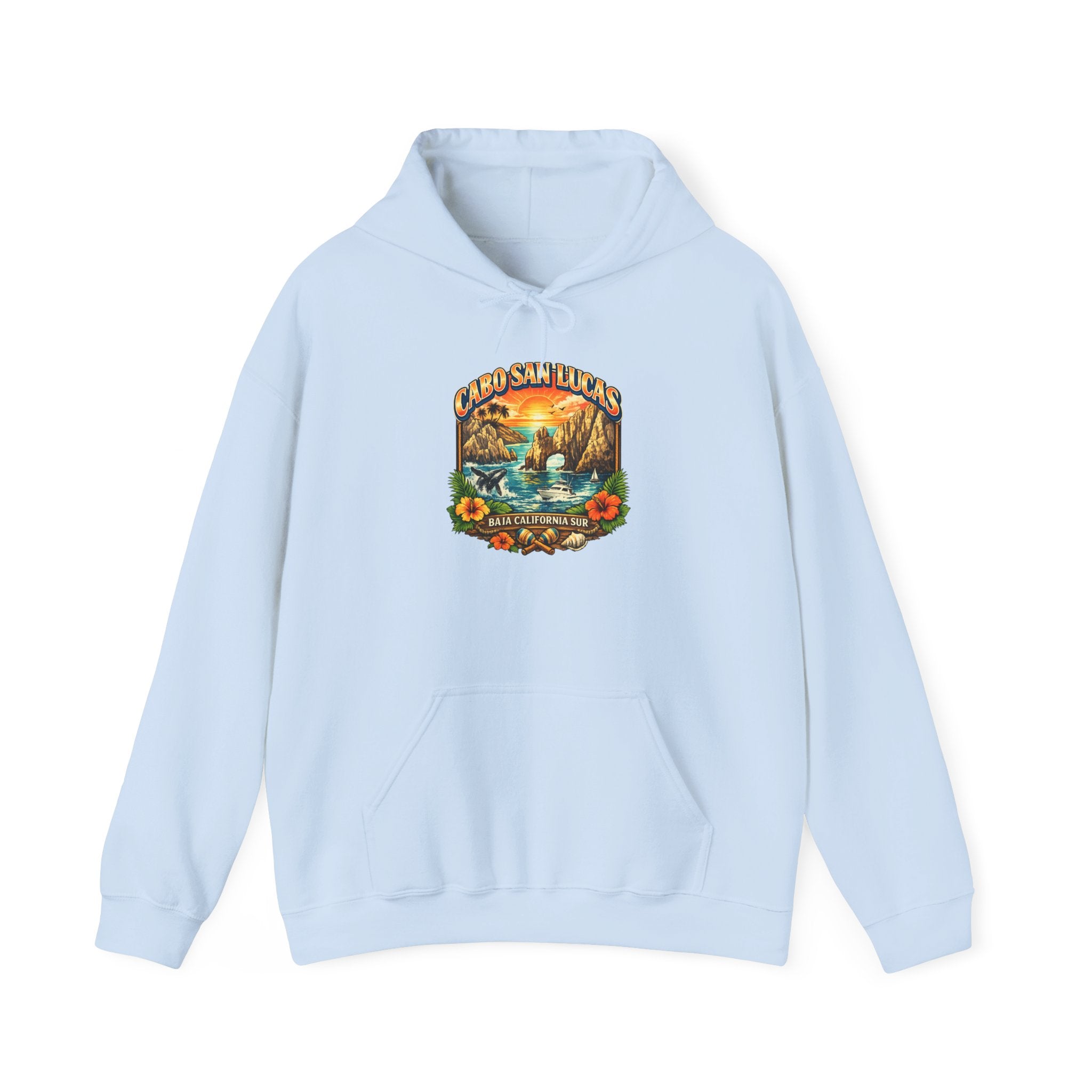 Sunset Lake Vintage Nature Hoodie – Scenic ‘Sunset Lake’ Retro Graphic