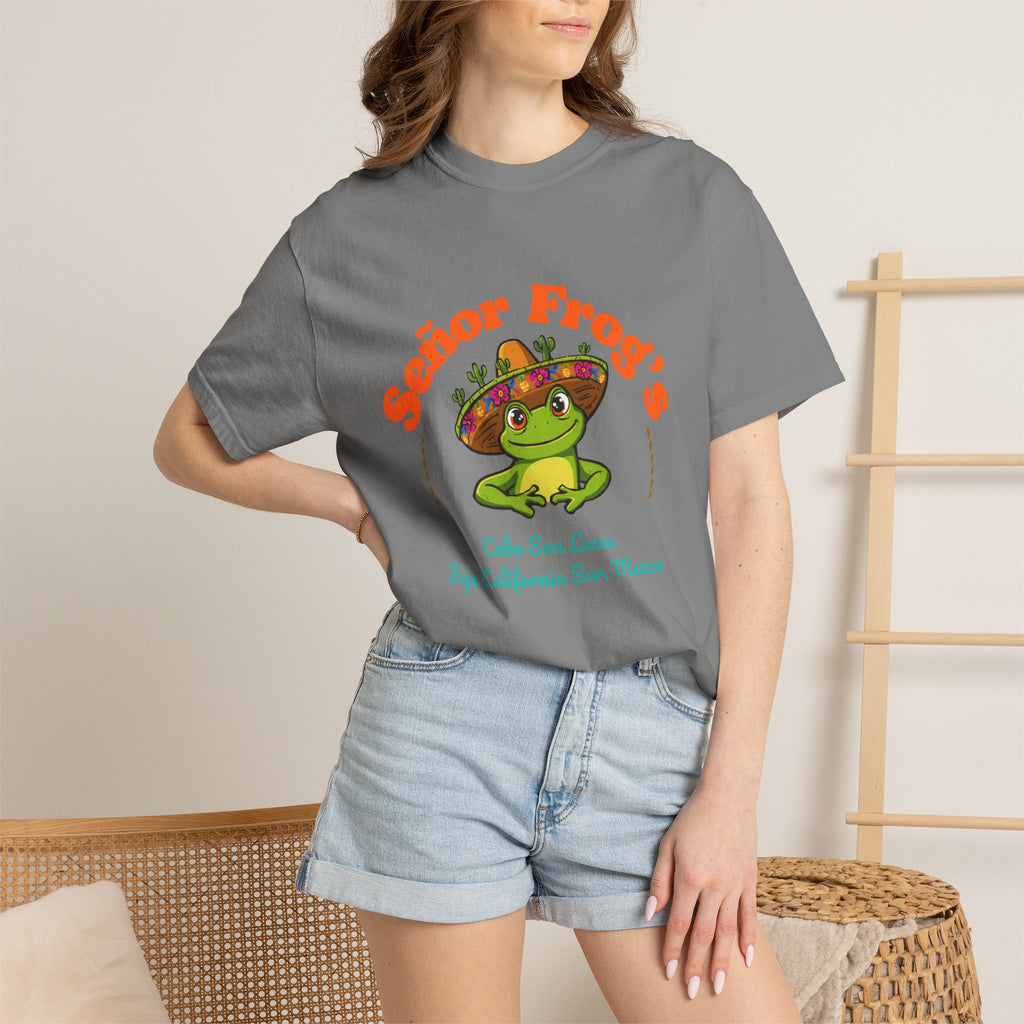 Señor Frog's Cabo San Lucas T-Shirt — Cute Frog Sombrero Mexico Souvenir
