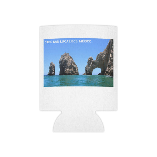 Cabo San Lucas Arch Can Cooler — Tropical Beach Drink Insulator