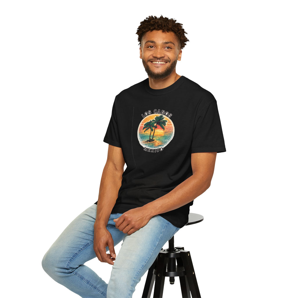 Los Cabos Palms T-Shirt — Tropical Beach Palm Graphic Tee