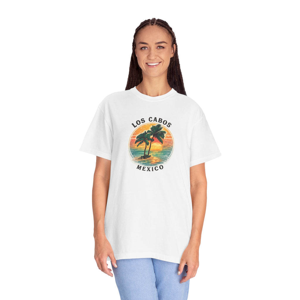 Los Cabos Palms T-Shirt — Tropical Beach Palm Graphic Tee