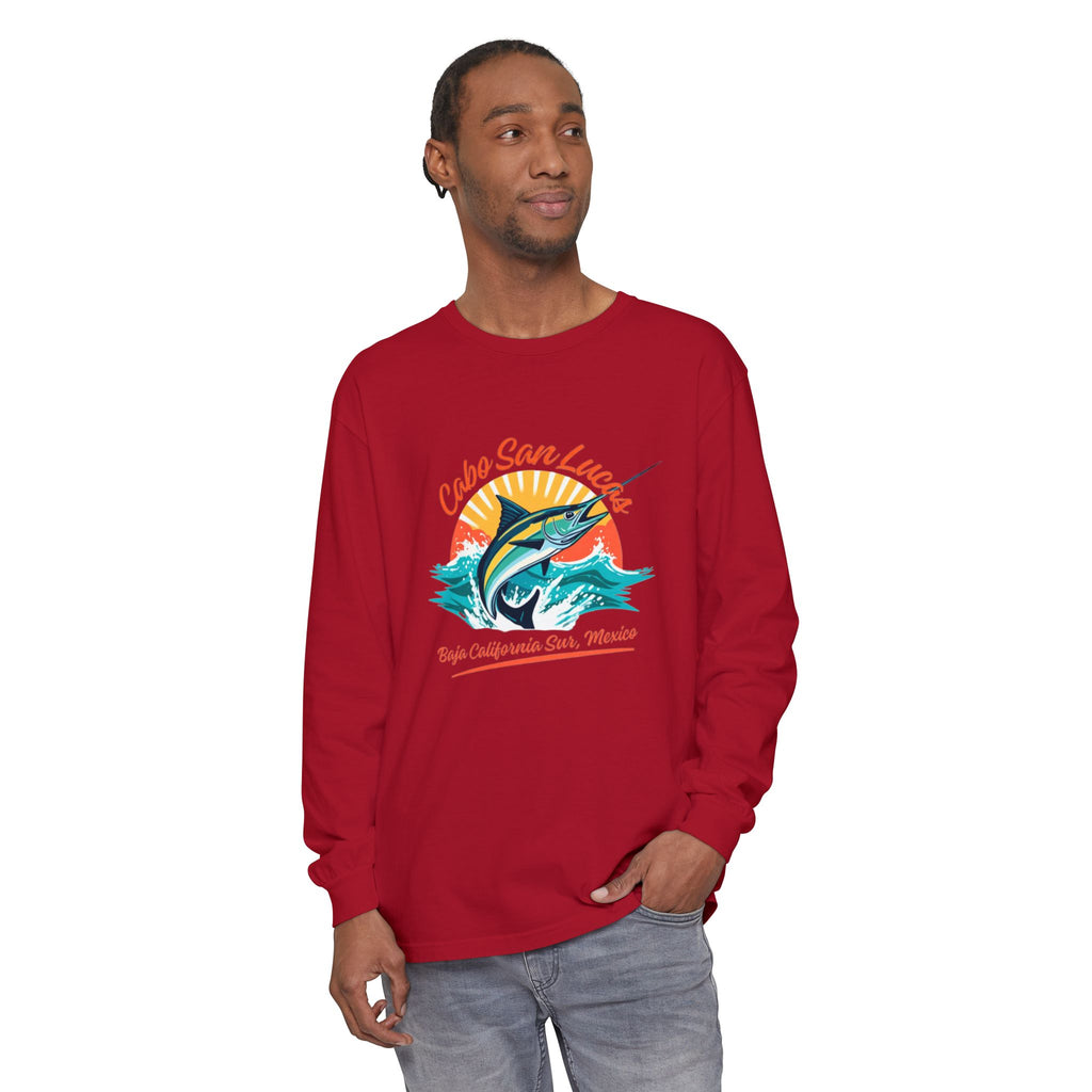 Cabo San Lucas Marlin Sunset Long Sleeve Tee