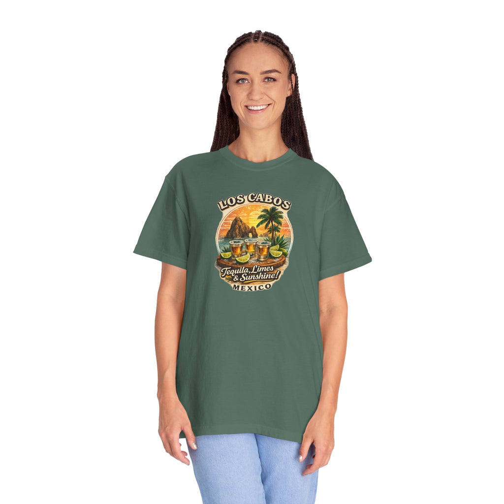 Los Cabos Tequila & Limes T-Shirt — Mexico Beach Vacation Tee
