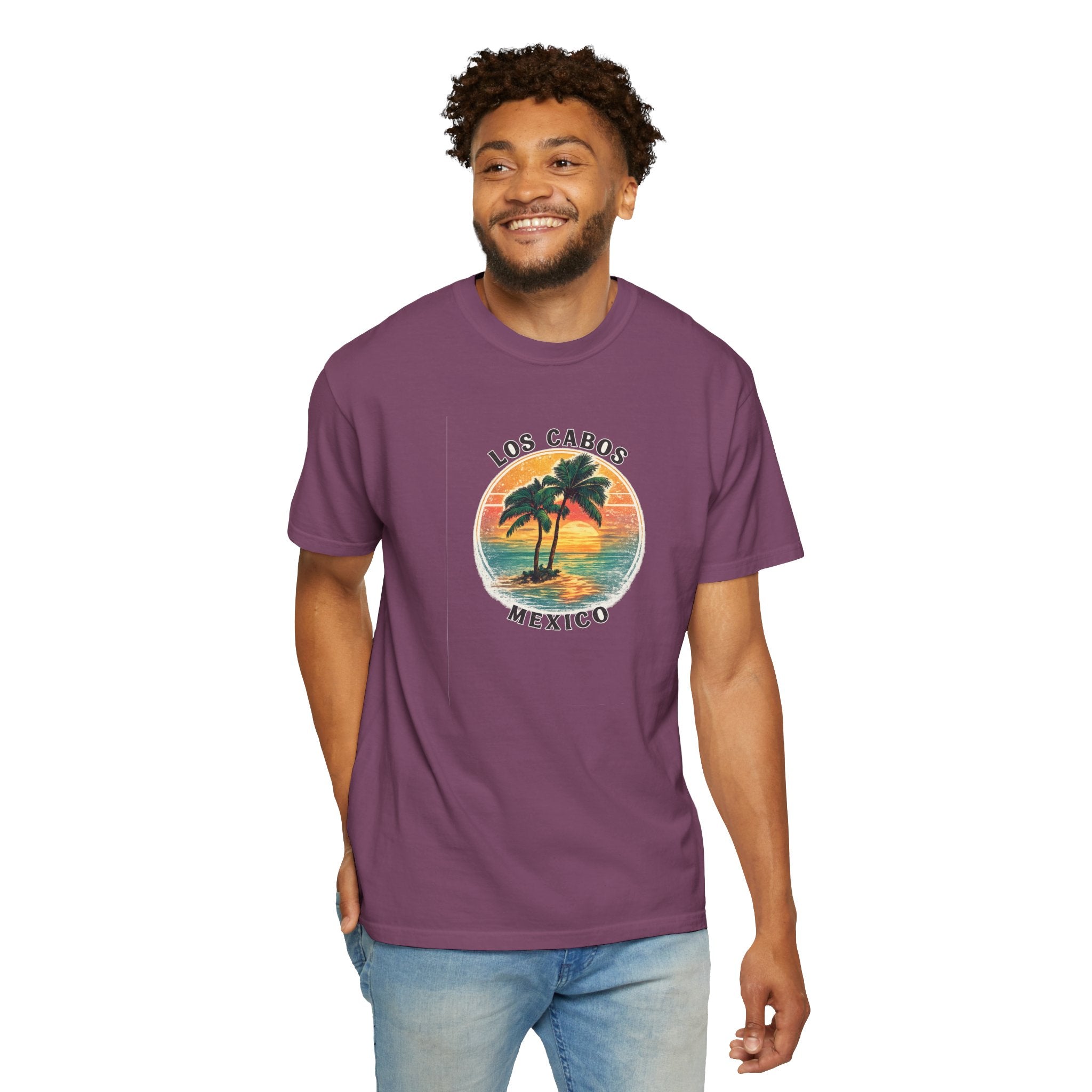 Los Cabos Palms T-Shirt — Tropical Beach Palm Graphic Tee