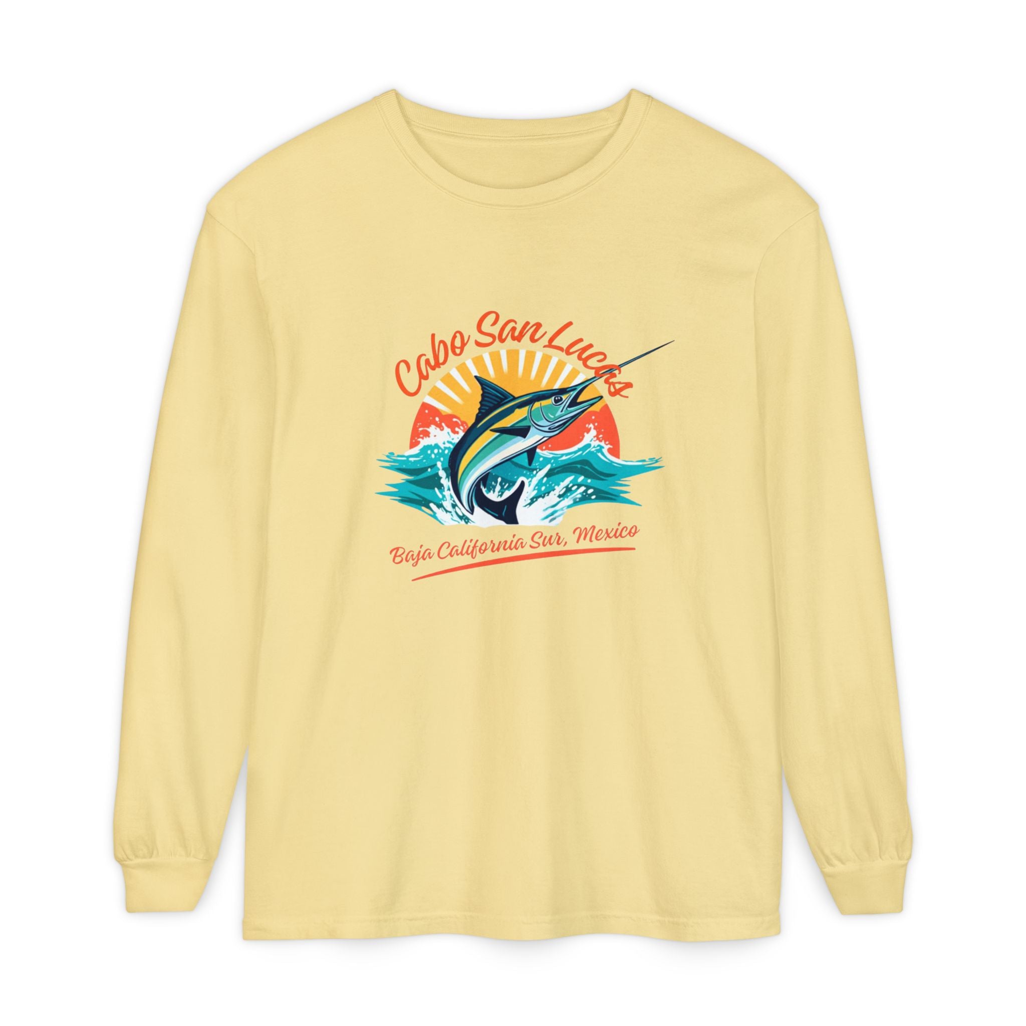 Cabo San Lucas Marlin Sunset Long Sleeve Tee
