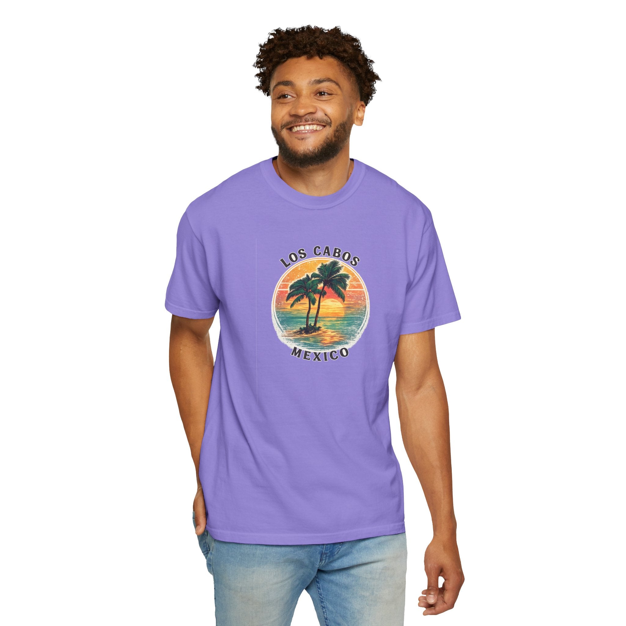 Los Cabos Palms T-Shirt — Tropical Beach Palm Graphic Tee