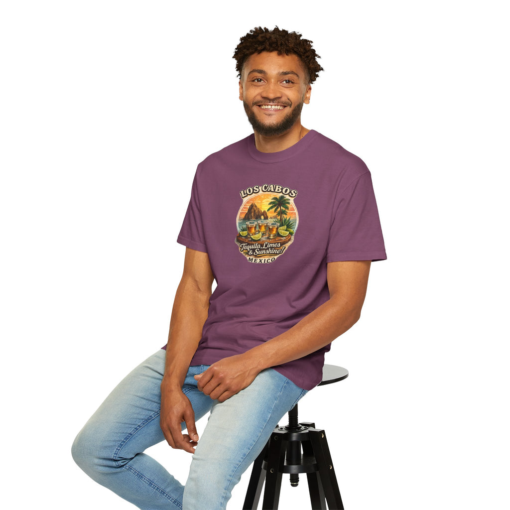 Los Cabos Tequila & Limes T-Shirt — Mexico Beach Vacation Tee