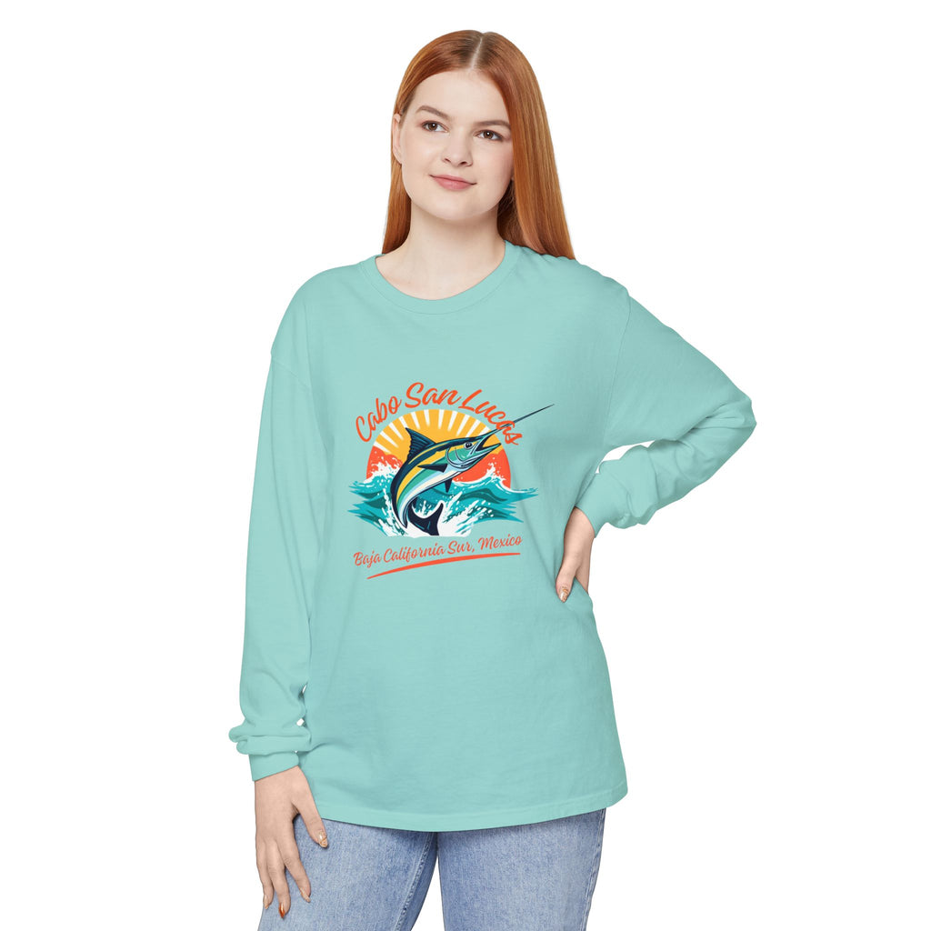 Cabo San Lucas Marlin Sunset Long Sleeve Tee