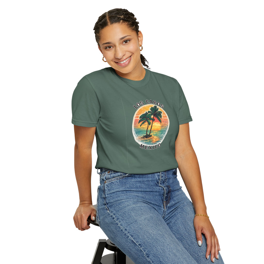 Los Cabos Palms T-Shirt — Tropical Beach Palm Graphic Tee