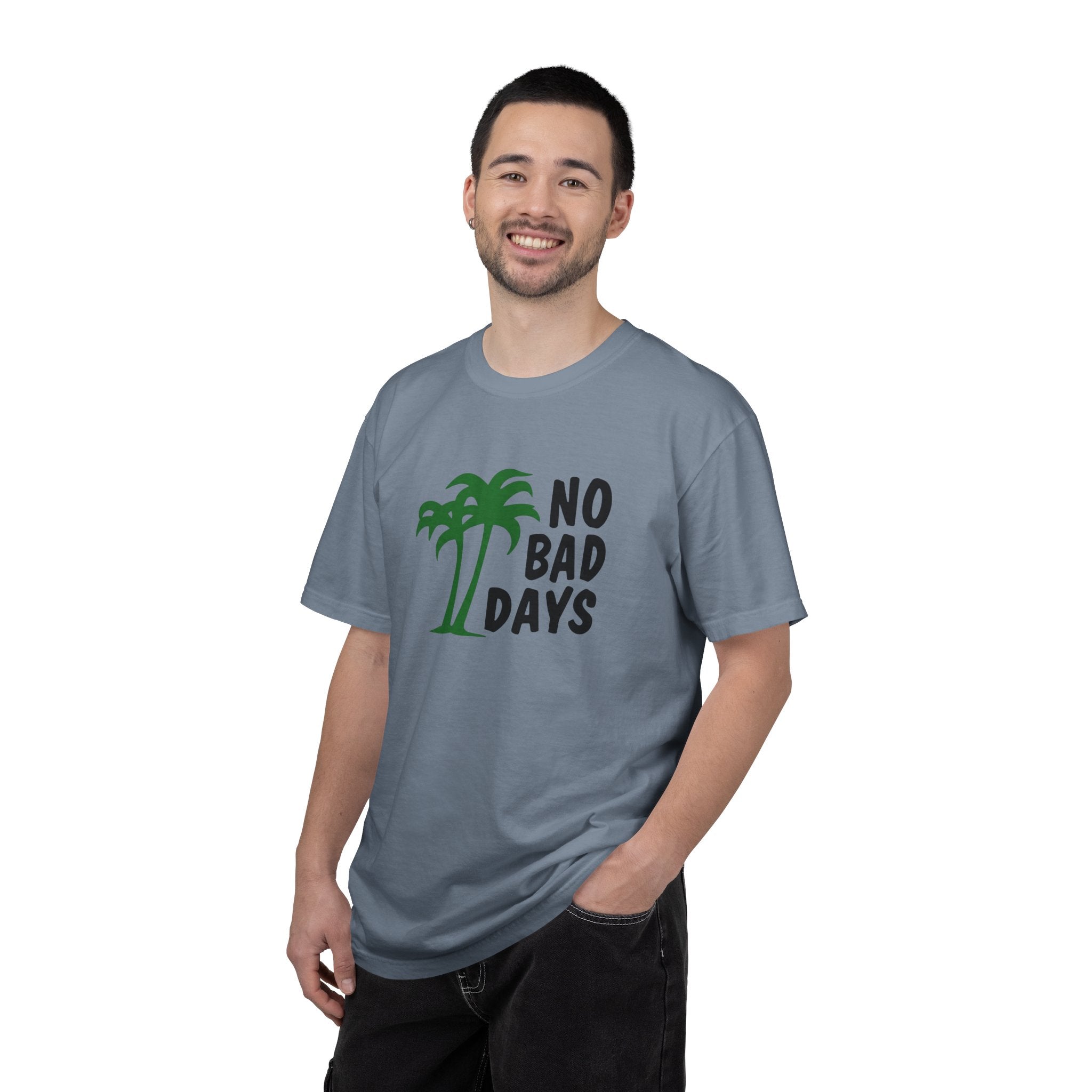 No Bad Days Palm Tree T-Shirt — Casual Beach Vibe Graphic Tee
