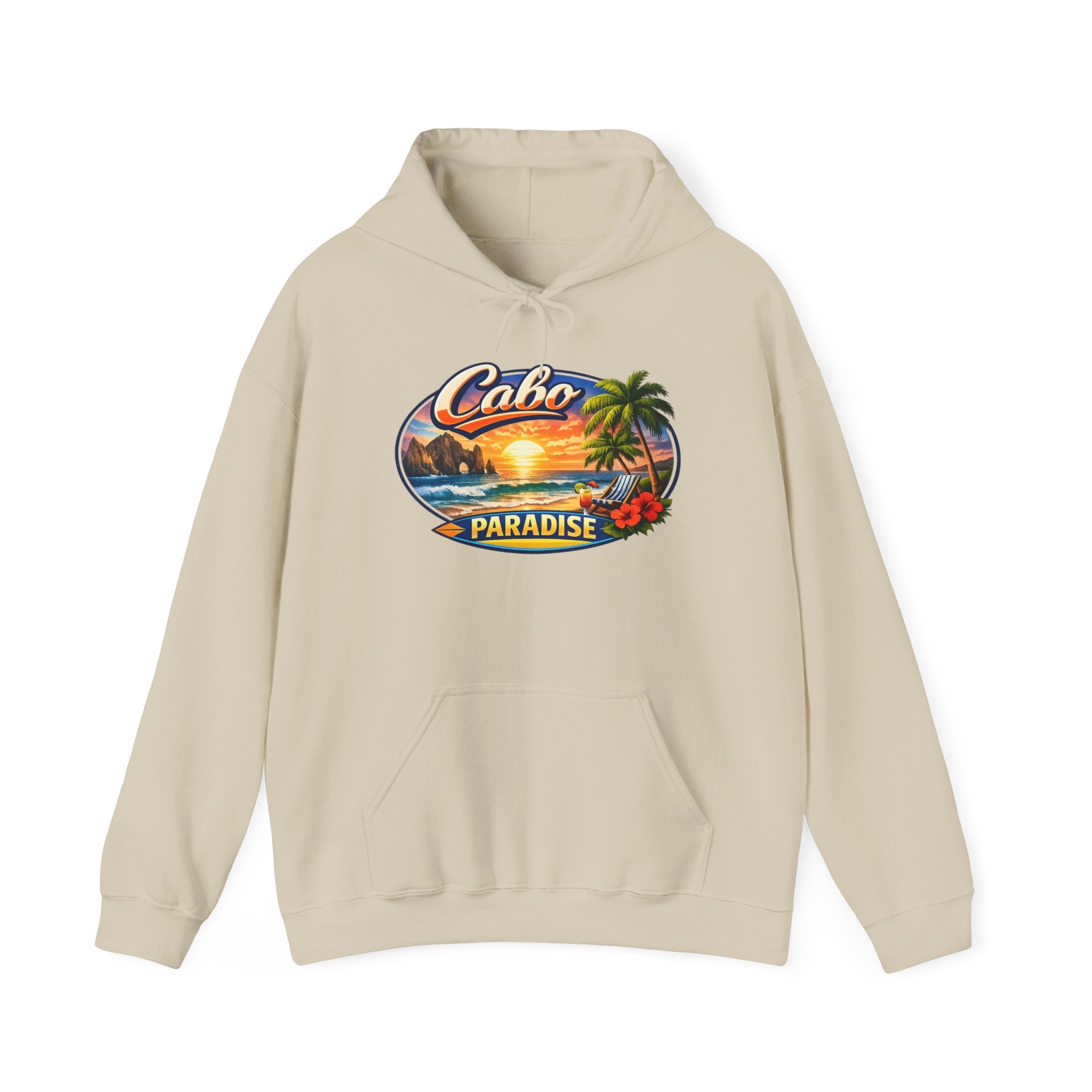 Cabo San Lucas Arch Hoodie — Beach Arch Graphic Sweatshirt