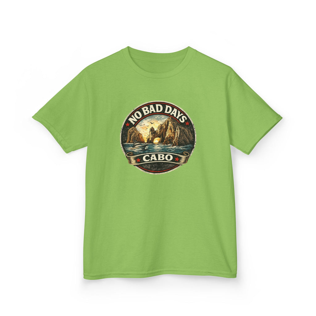 Kids Tee — 'No Bad Days' Cabo Surf Vintage Graphic