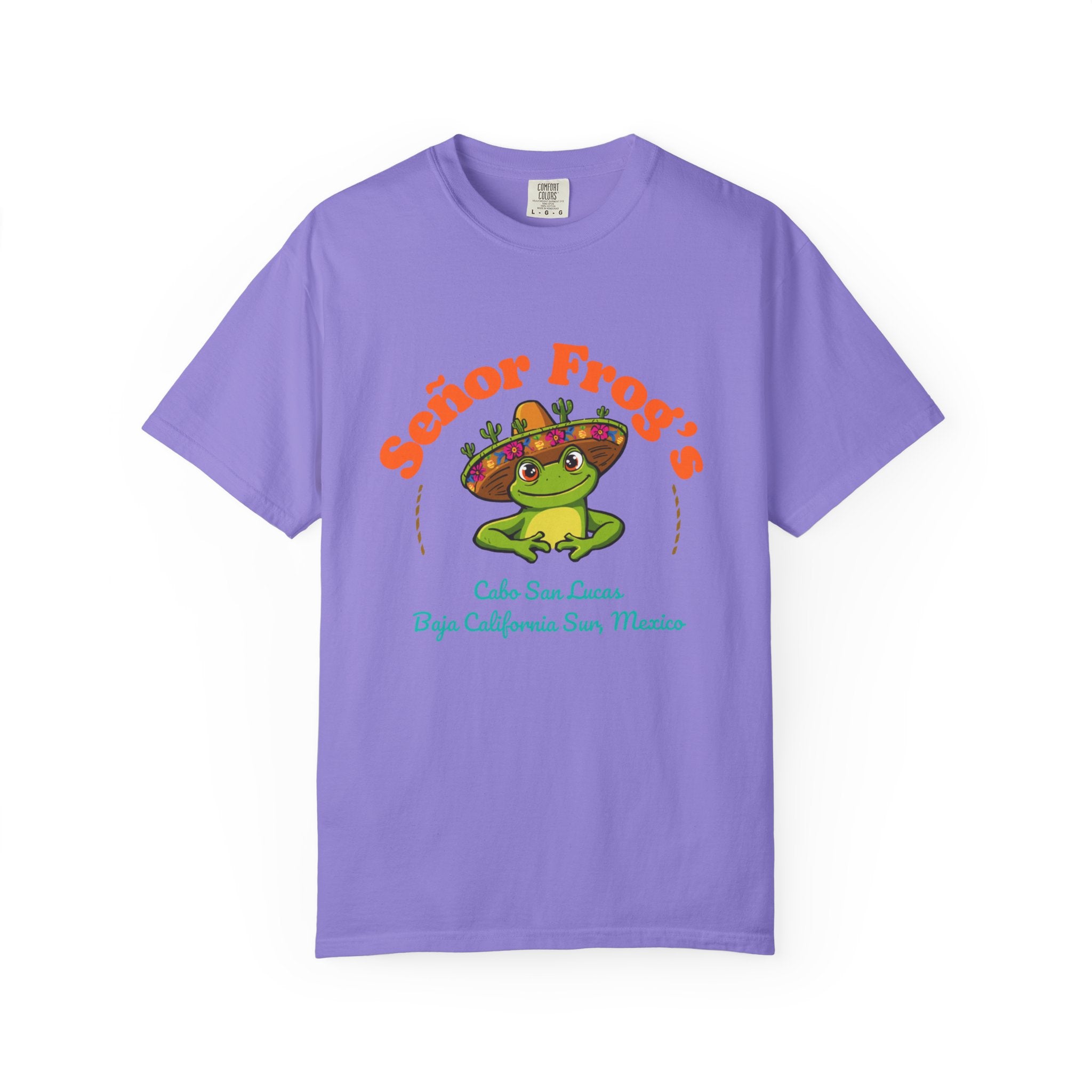 Señor Frog's Cabo San Lucas T-Shirt — Cute Frog Sombrero Mexico Souvenir