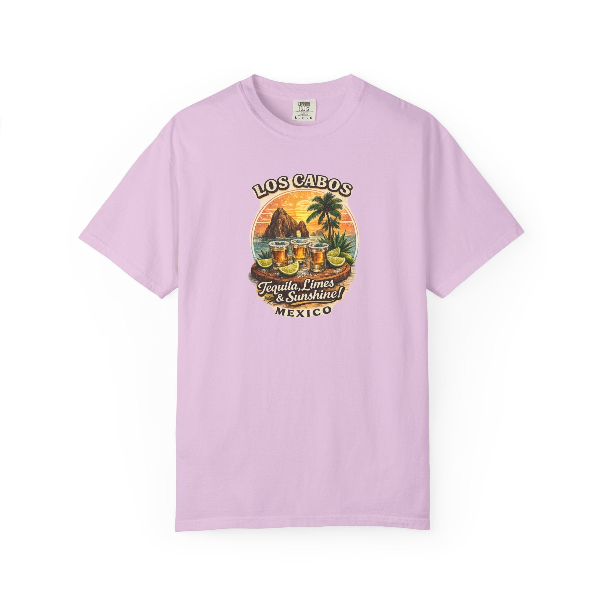 Los Cabos Tequila & Limes T-Shirt — Mexico Beach Vacation Tee