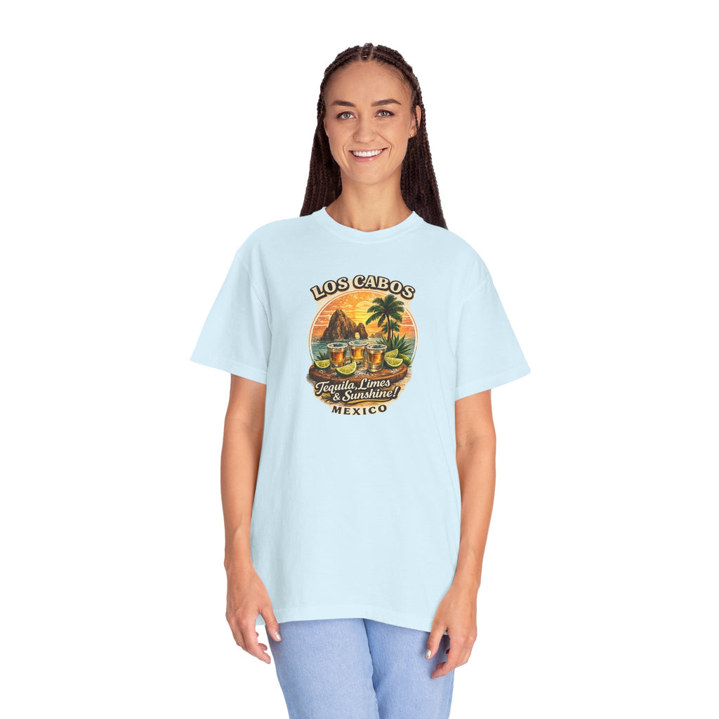Los Cabos Tequila & Limes T-Shirt — Mexico Beach Vacation Tee