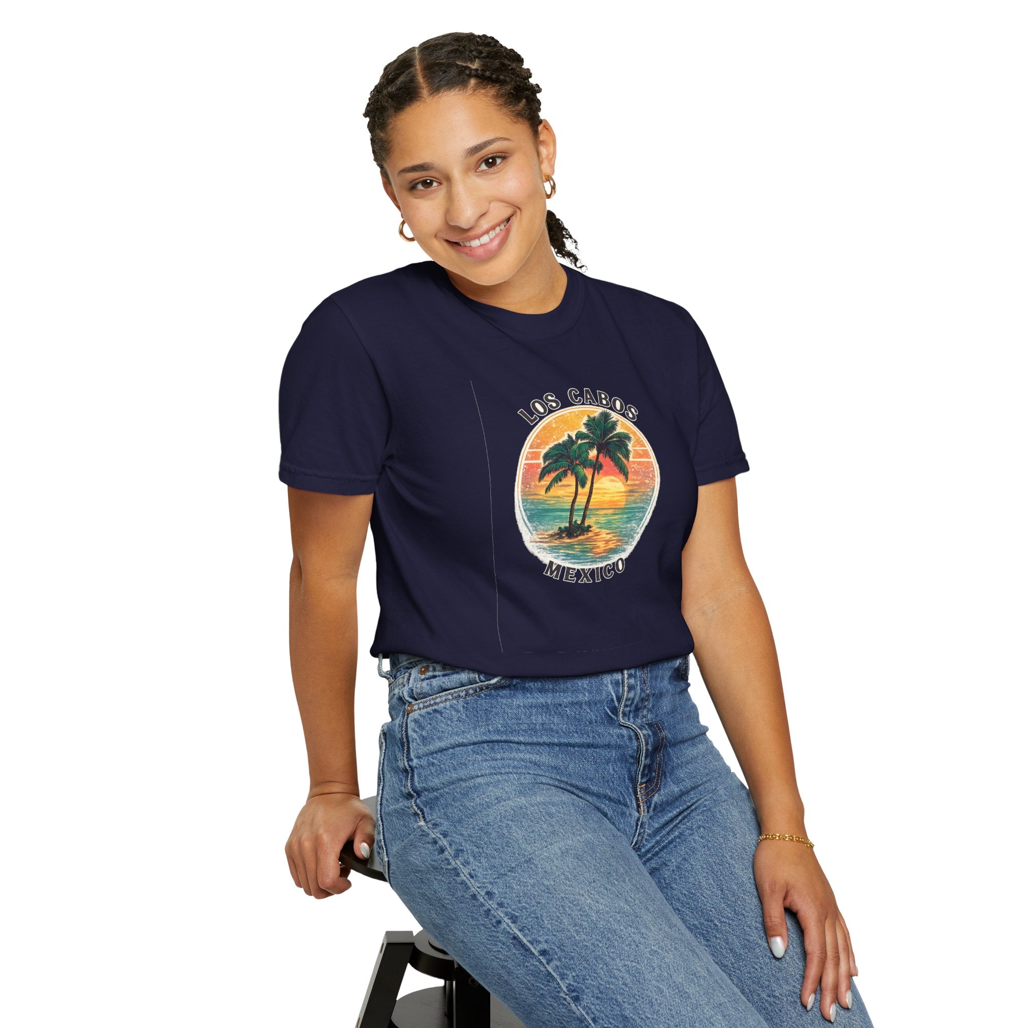 Los Cabos Palms T-Shirt — Tropical Beach Palm Graphic Tee