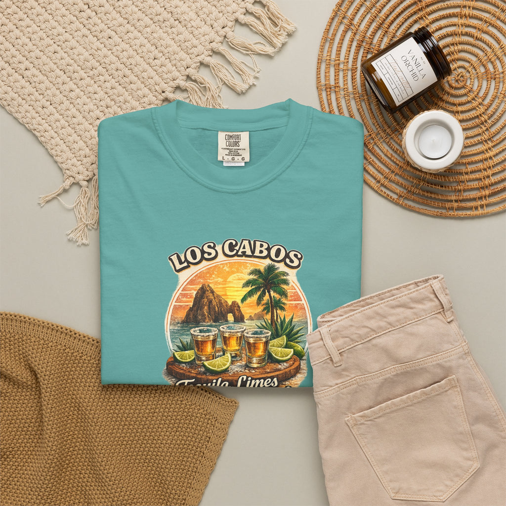 Los Cabos Tequila & Limes T-Shirt — Mexico Beach Vacation Tee